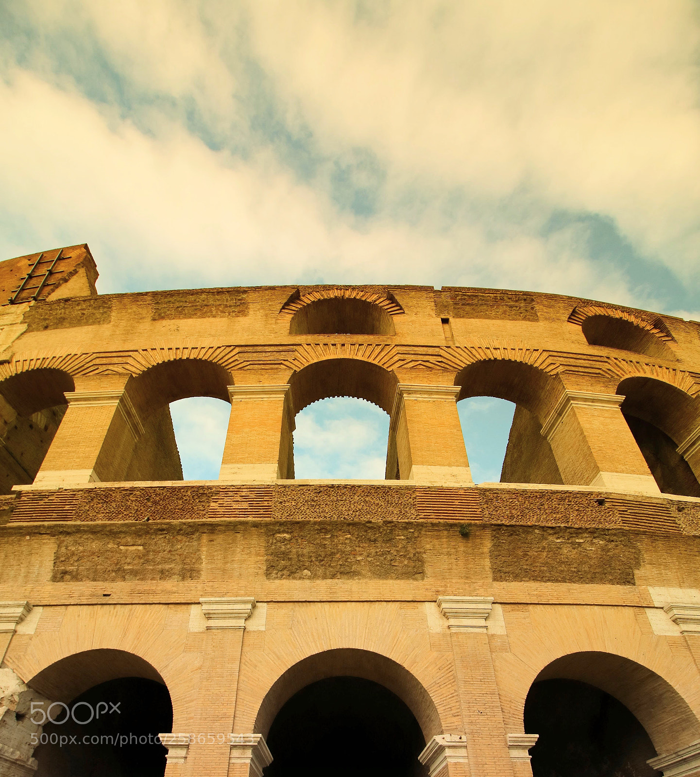 Canon EOS M3 sample photo. Colosseum archs photography