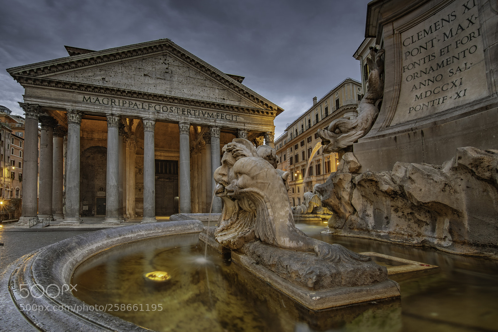 Nikon D500 sample photo. Pantheon fontain photography
