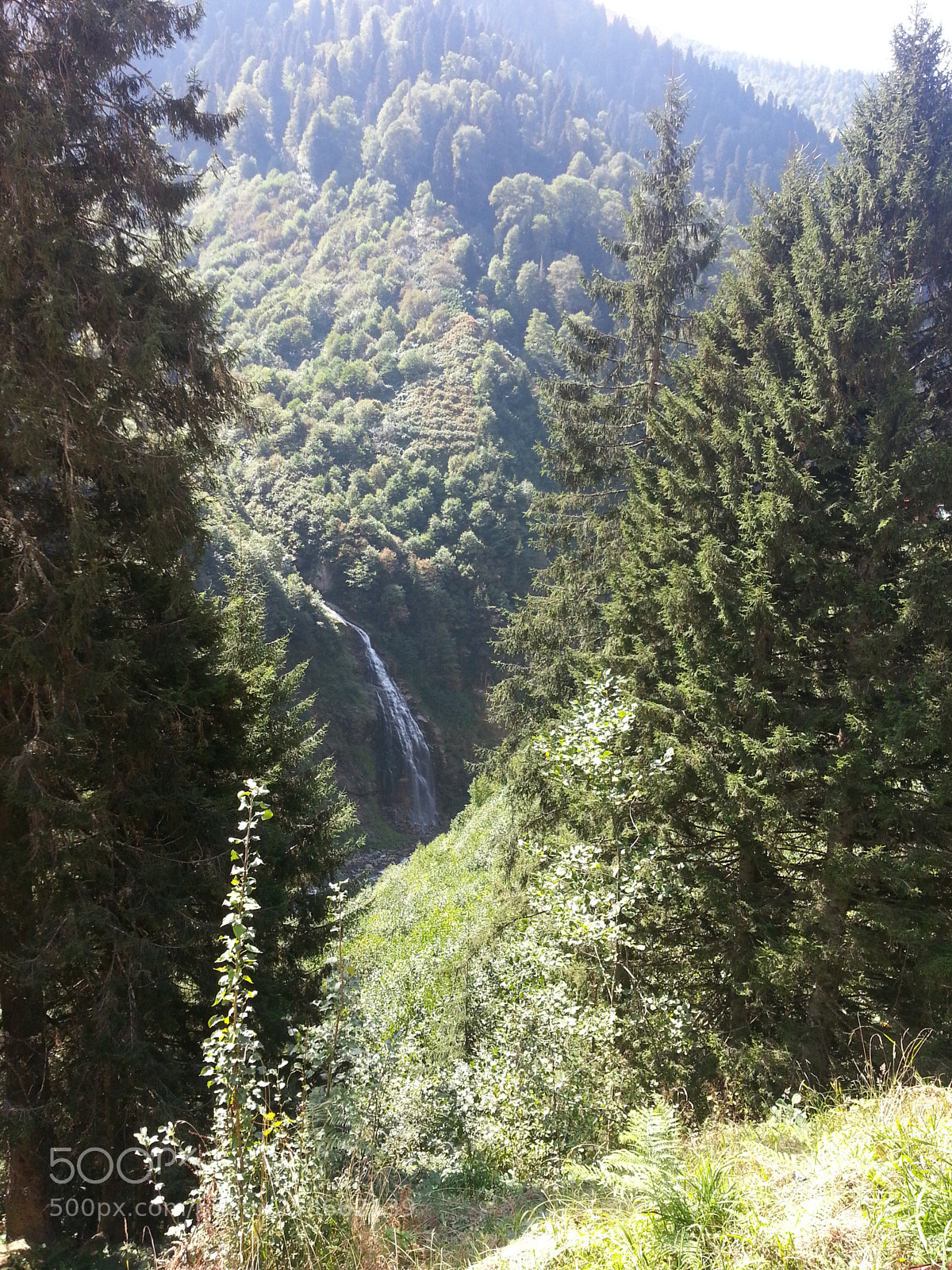 Samsung Galaxy Note2 sample photo. Waterfall photography