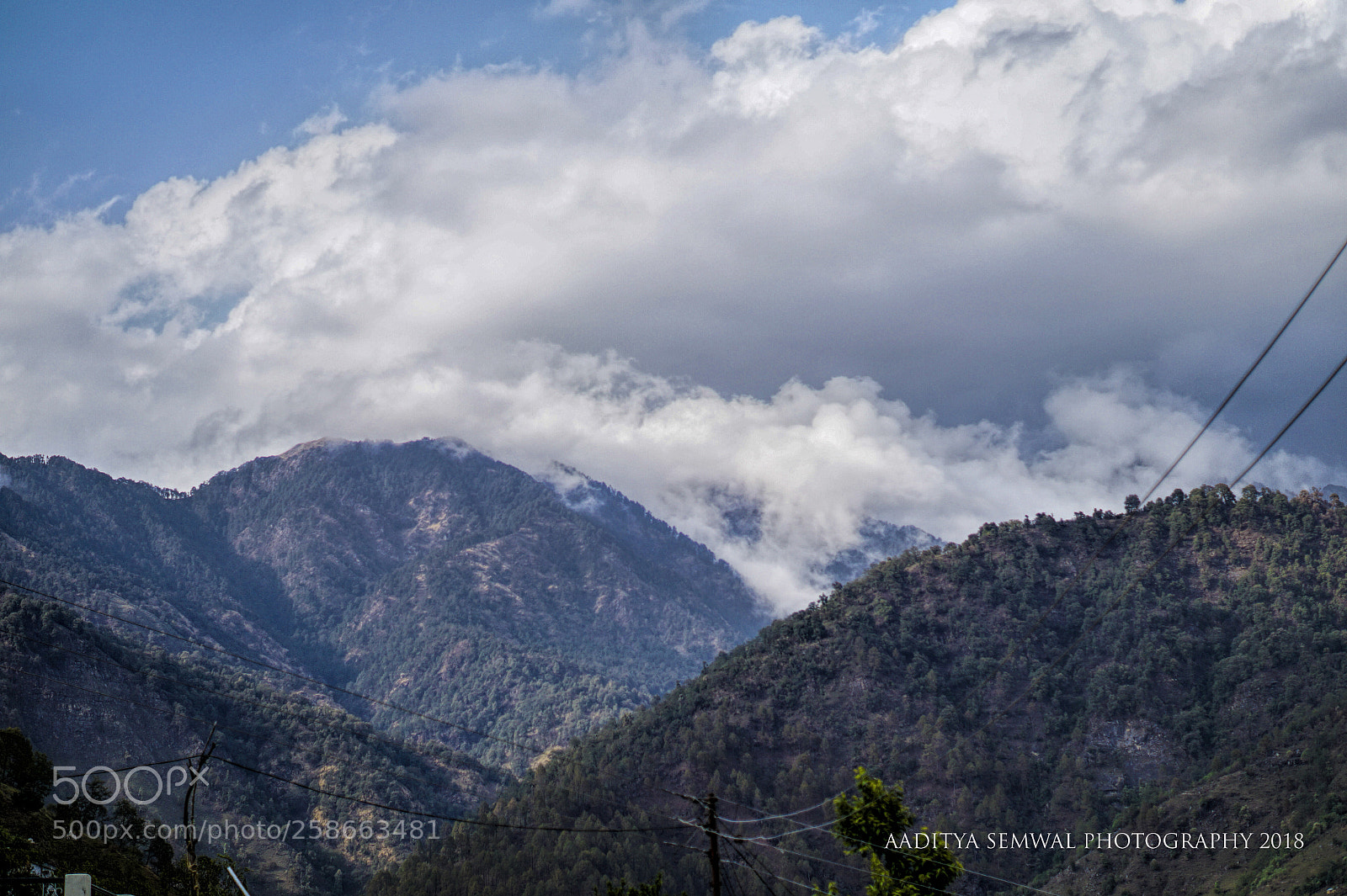 Sony SLT-A58 sample photo. Cloud on mountain photography