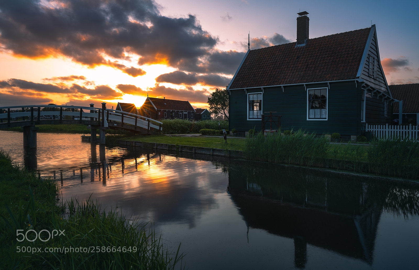 Sony a7R II sample photo. Dutch sunset photography