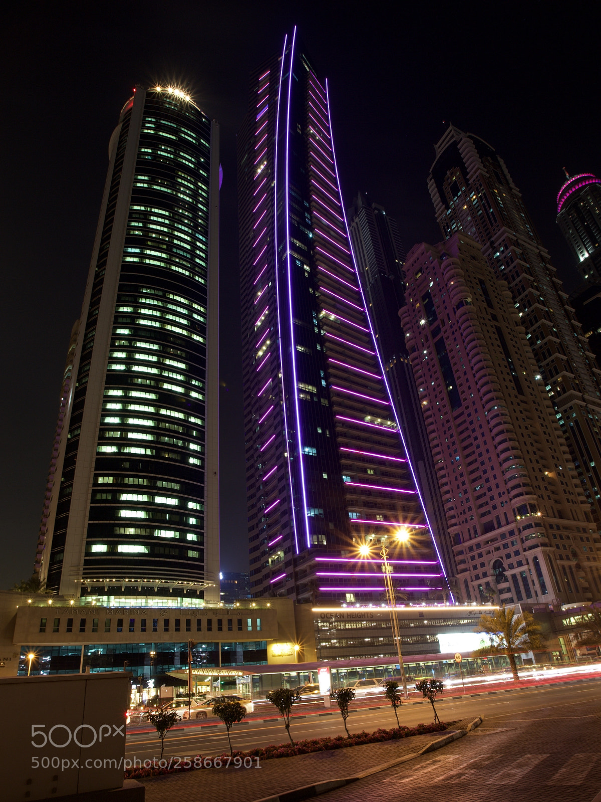 Canon EOS 6D sample photo. City nightscape from dubai photography