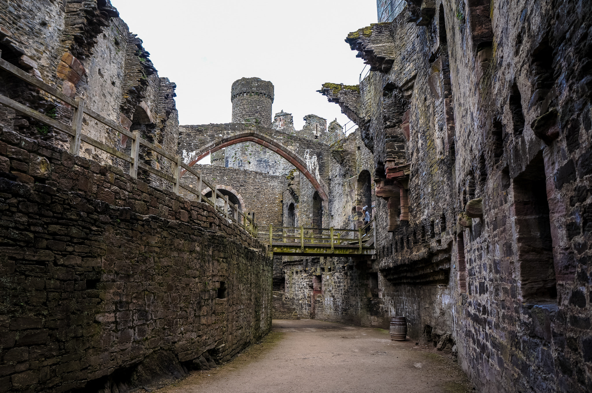 Sony Alpha NEX-5N sample photo. Conwy castle photography