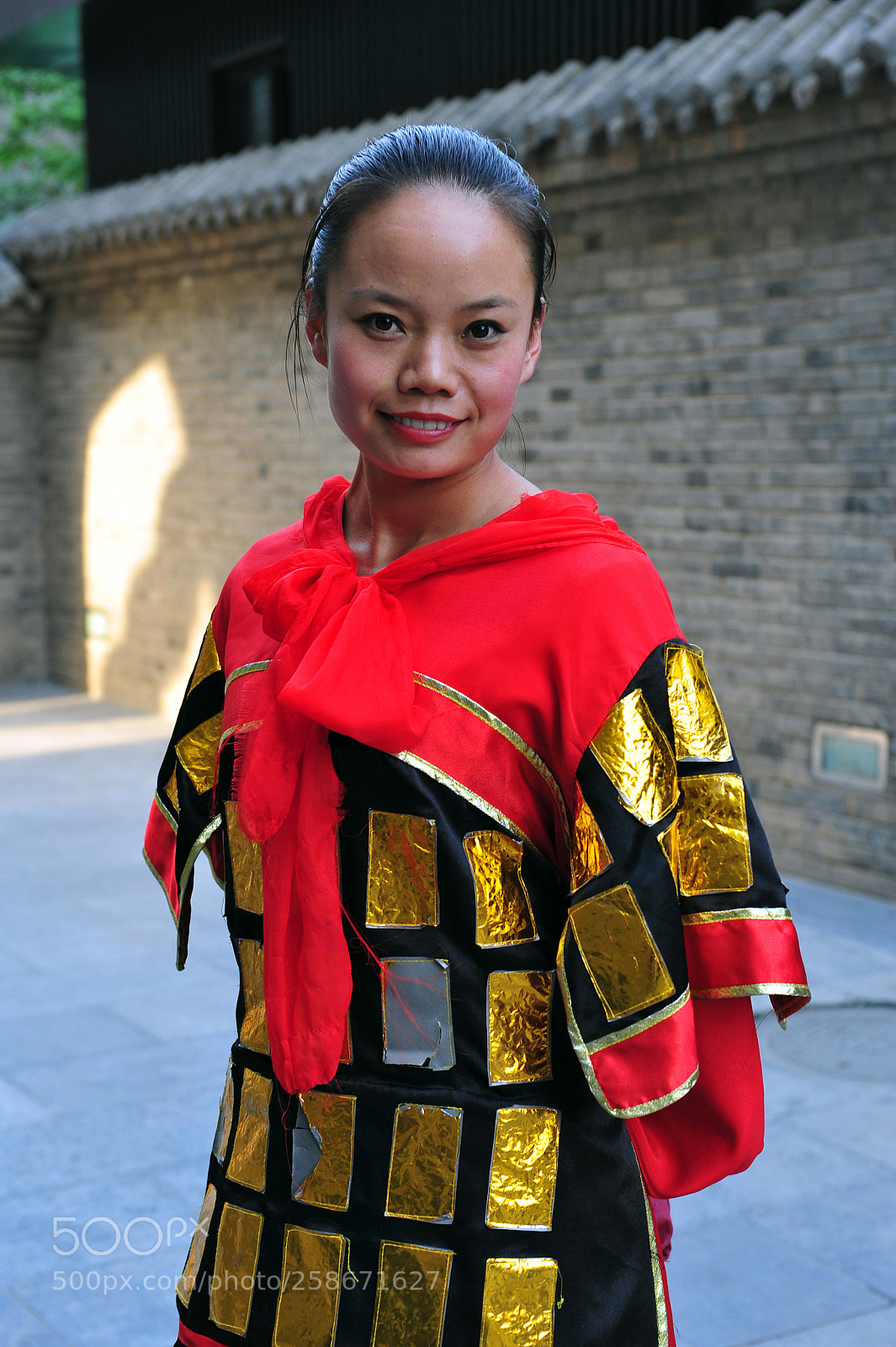 Nikon D700 sample photo. A performer at xi'an photography