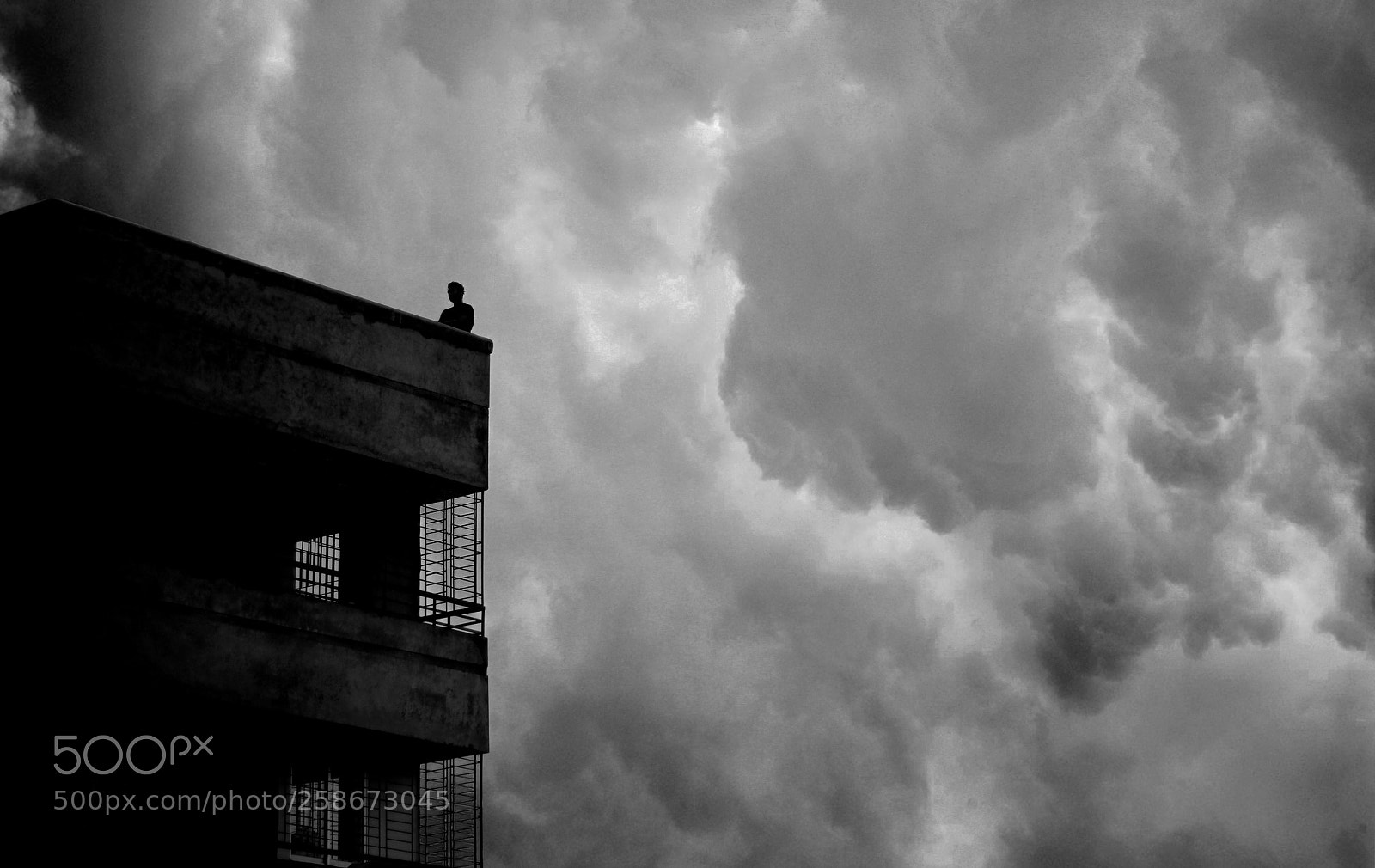 Canon EOS 60D sample photo. Alone in the storm photography
