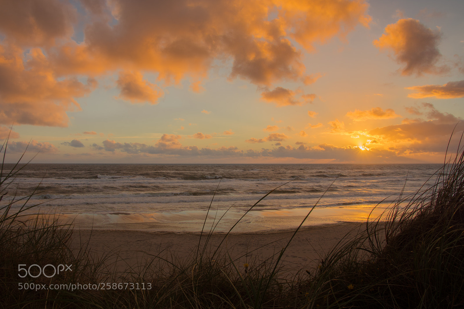 Nikon D7200 sample photo. Sunset @hvide sande, denmark photography