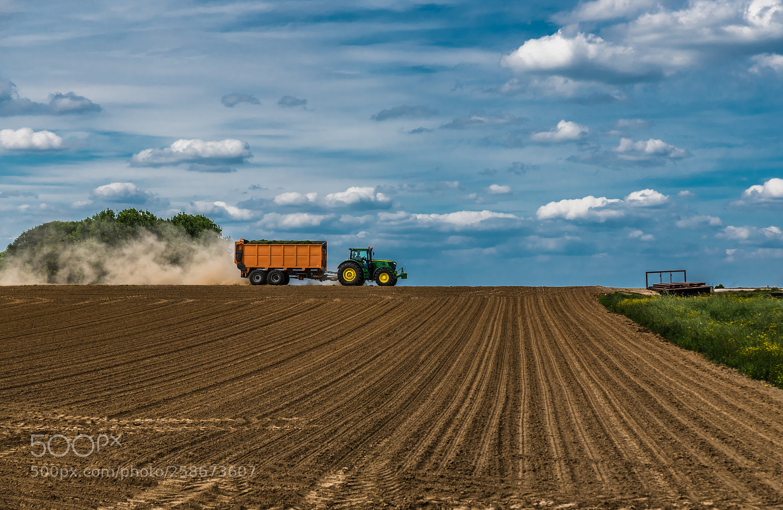 Nikon D750 sample photo. Tractor combine drivers over photography