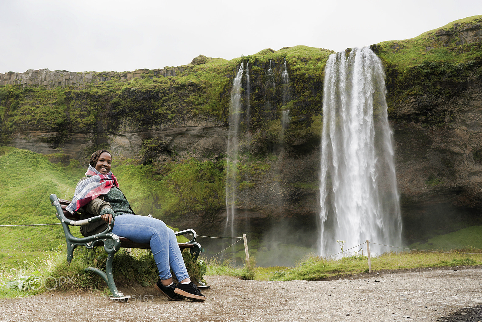 Sony a7R II sample photo. At the waterfall photography