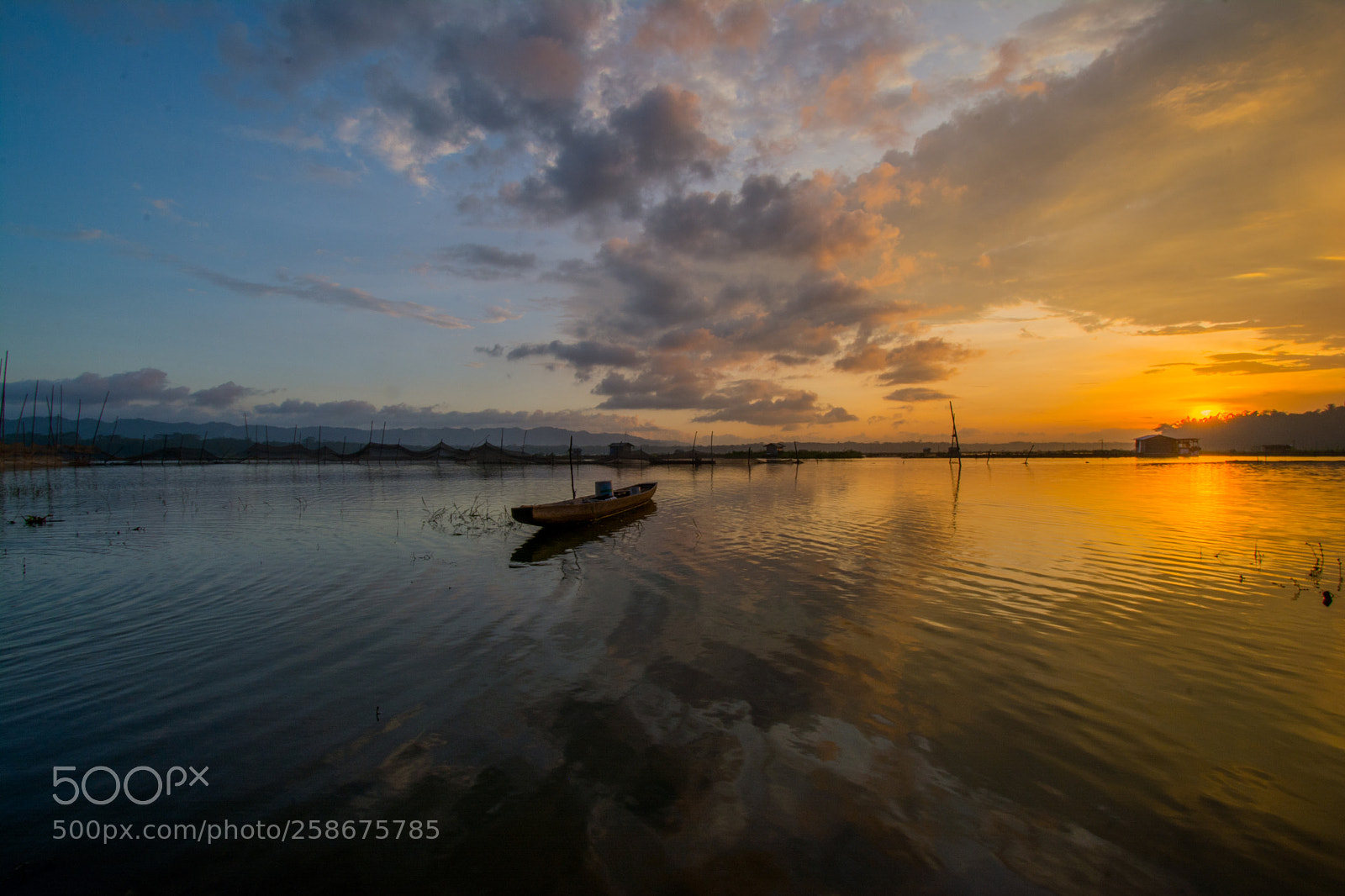 Nikon D5200 sample photo. Lake with sundown photography