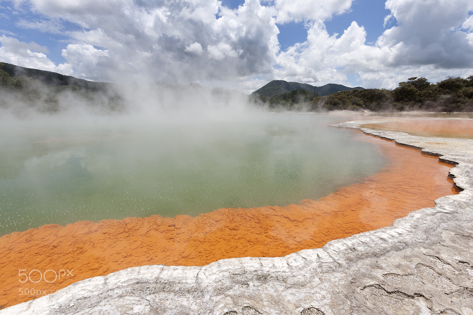 Canon EOS-1Ds Mark II sample photo. New zealand, champagne pool photography