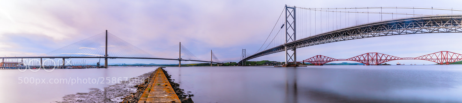 Sony a7R III sample photo. The forth bridges photography
