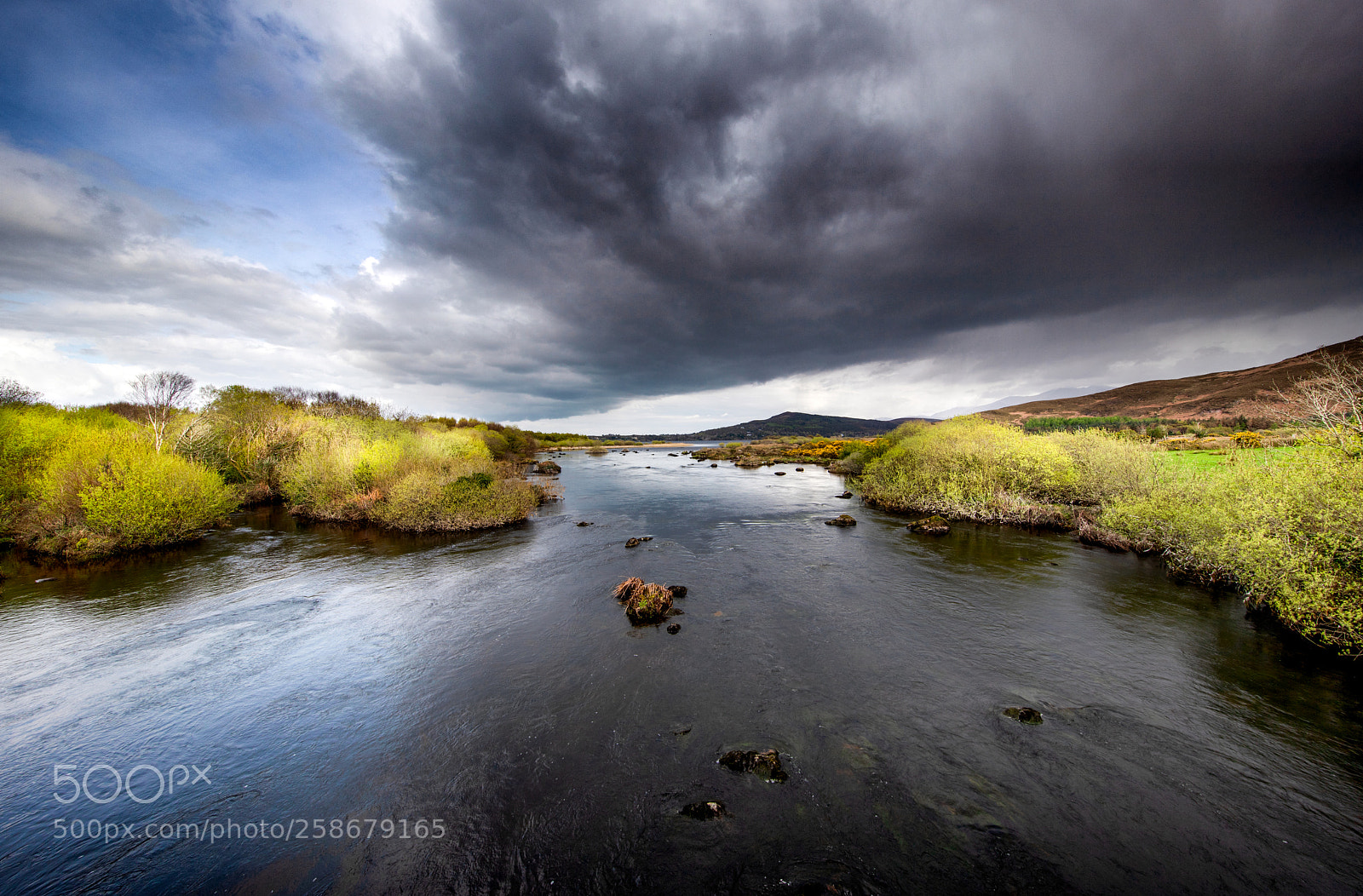 Canon EOS 6D Mark II sample photo. Clouds over caragh river photography