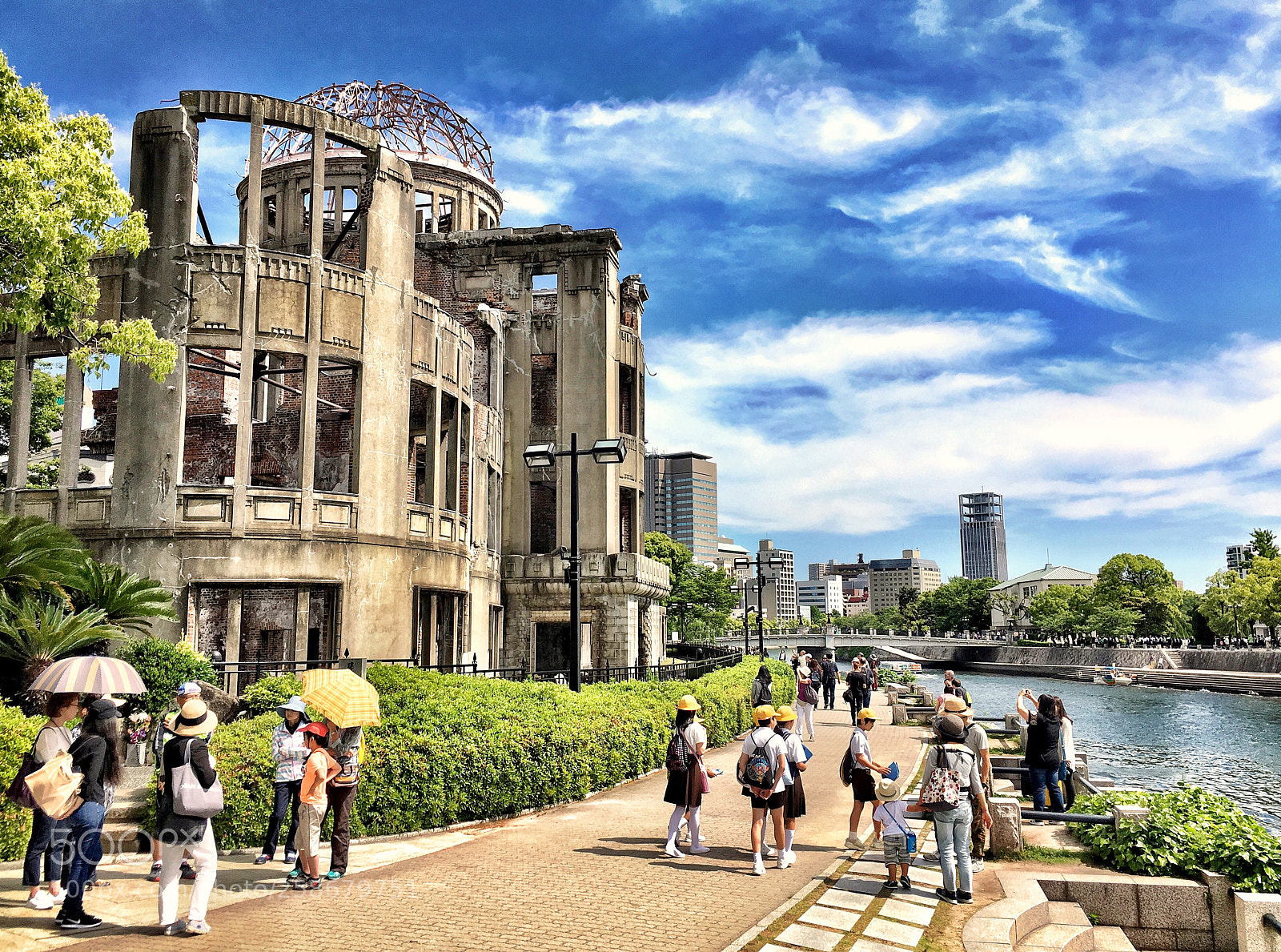 Apple iPhone 6s Plus sample photo. Hiroshima peace memorial photography