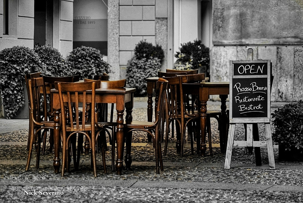 Sony a7R sample photo. Chairs photography