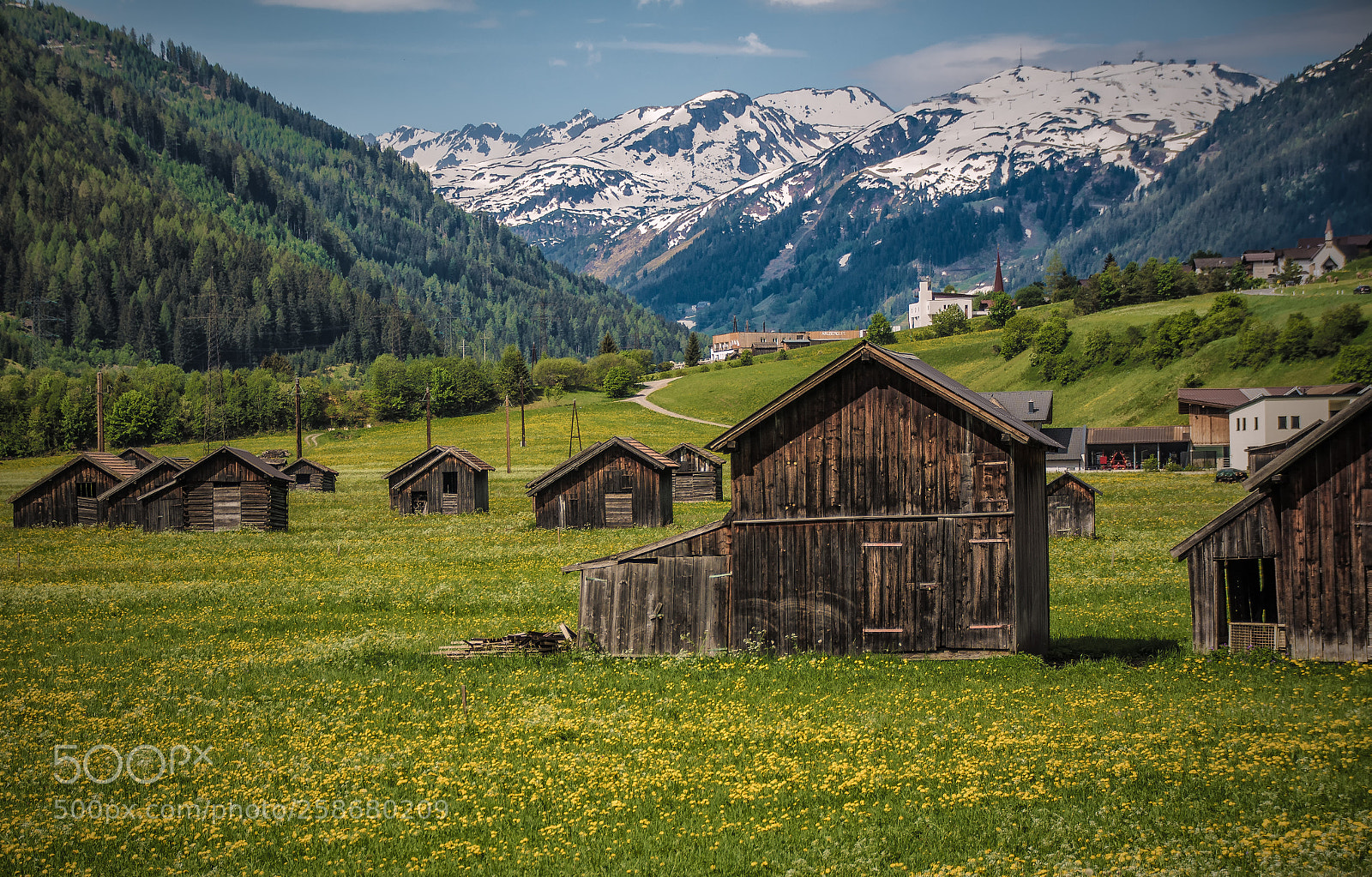 Nikon D7100 sample photo. The valley of huts photography