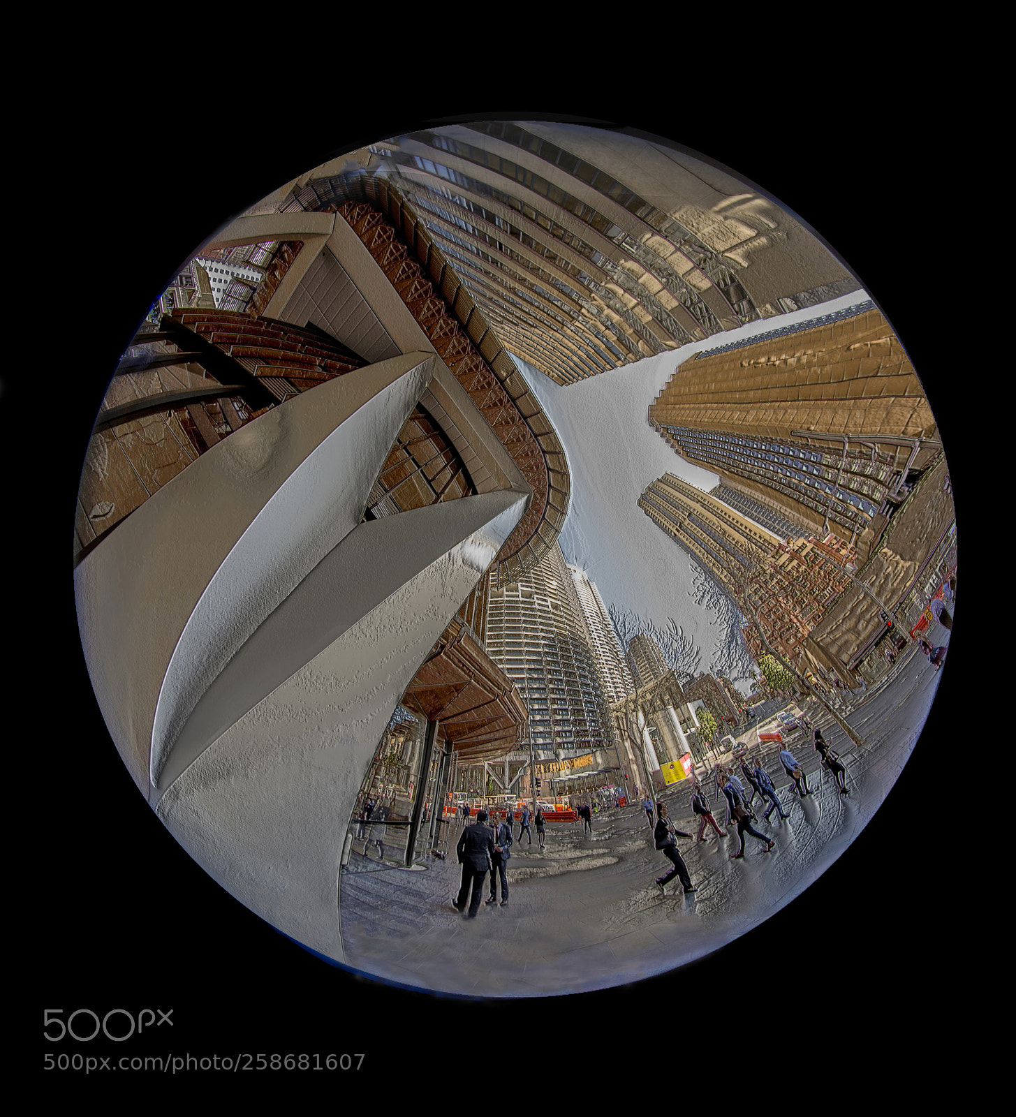 Nikon D600 sample photo. Warped city photography