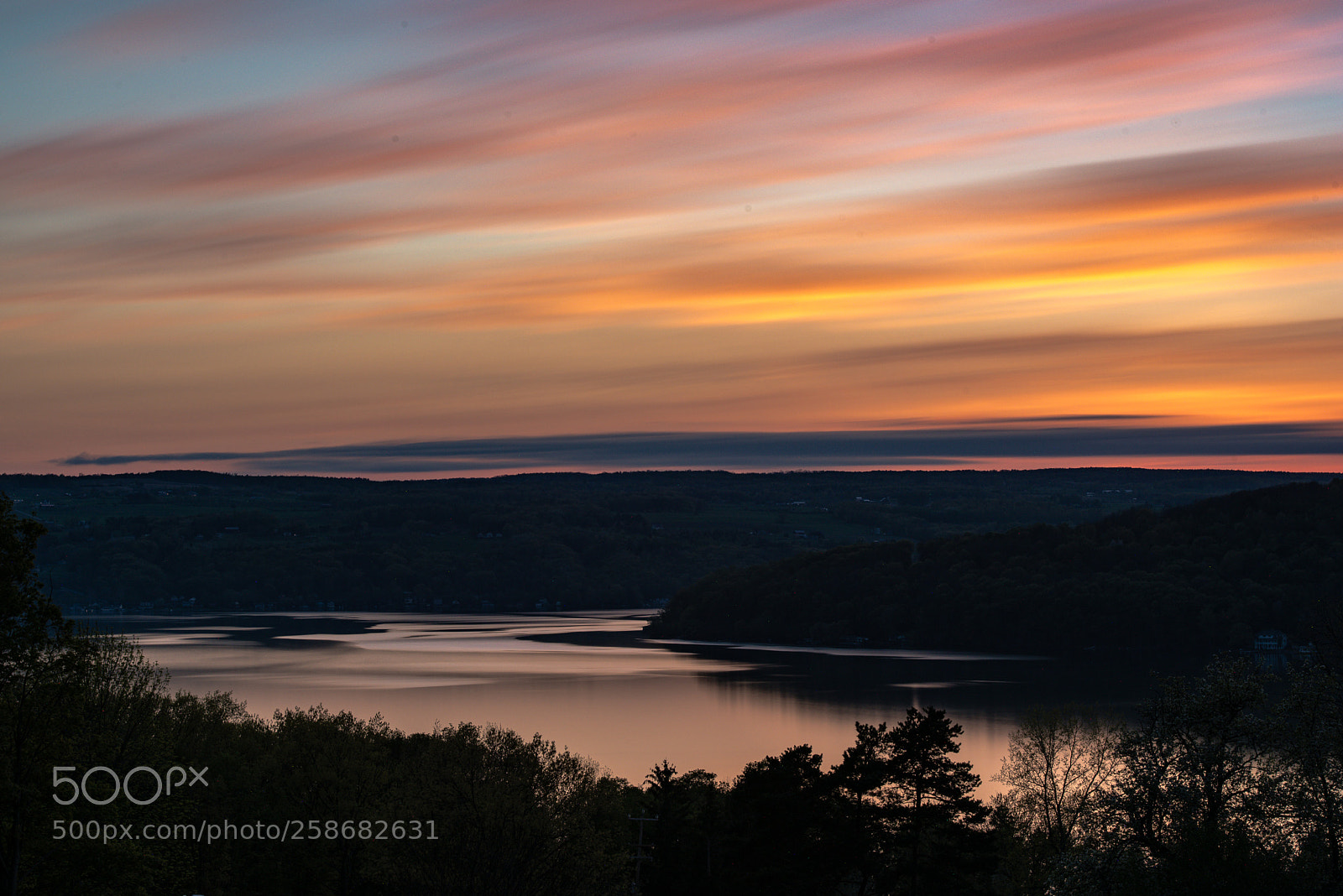 Nikon D750 sample photo. Sunset over keuka lake photography