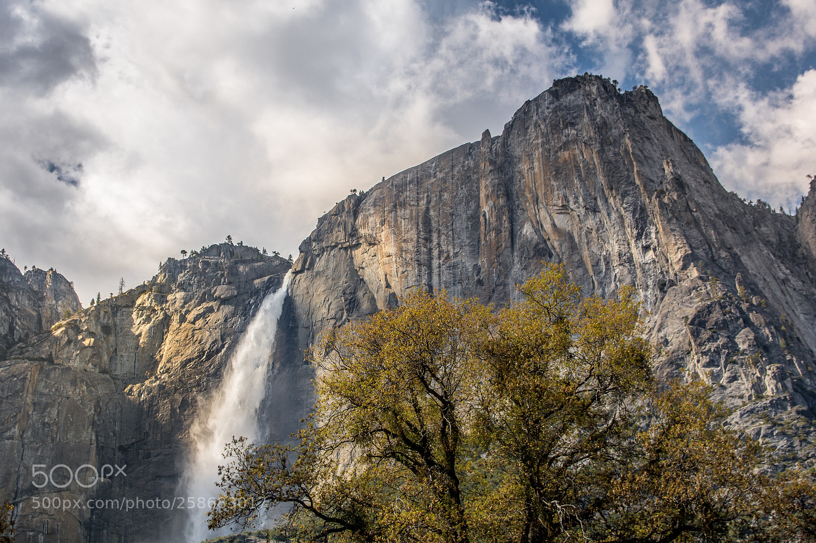 Nikon D7100 sample photo. Yosemite falls photography