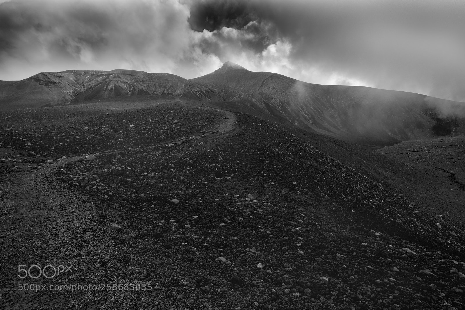 Fujifilm X-E2 sample photo. Trail to summit photography