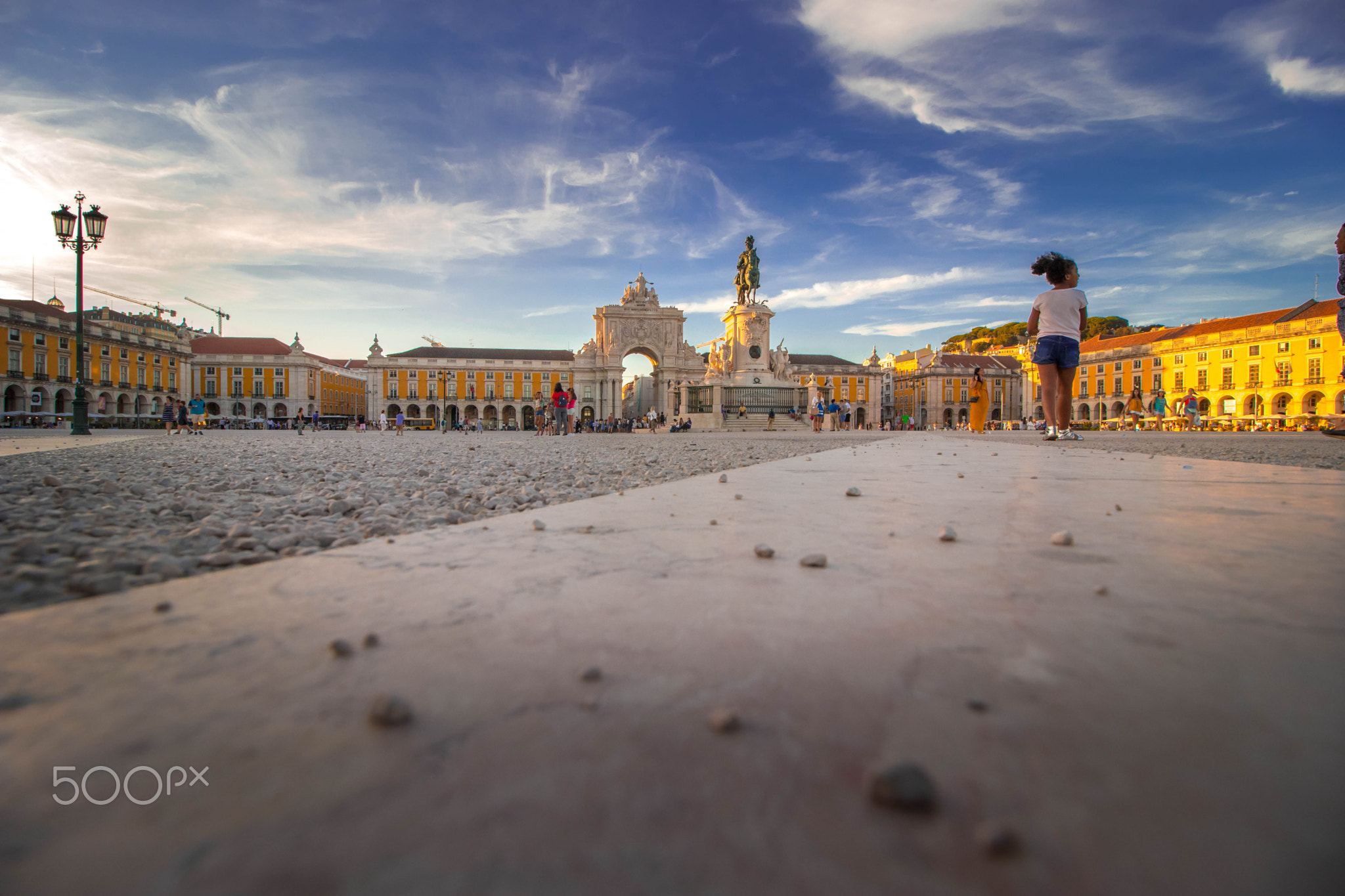 under the Lisbon sky