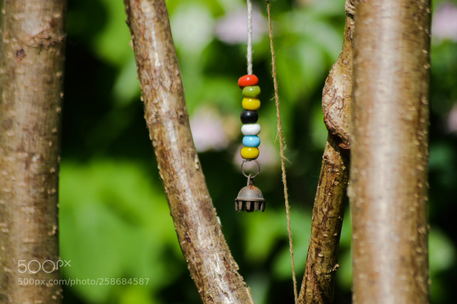 Nikon D3200 sample photo. Bell & beads photography