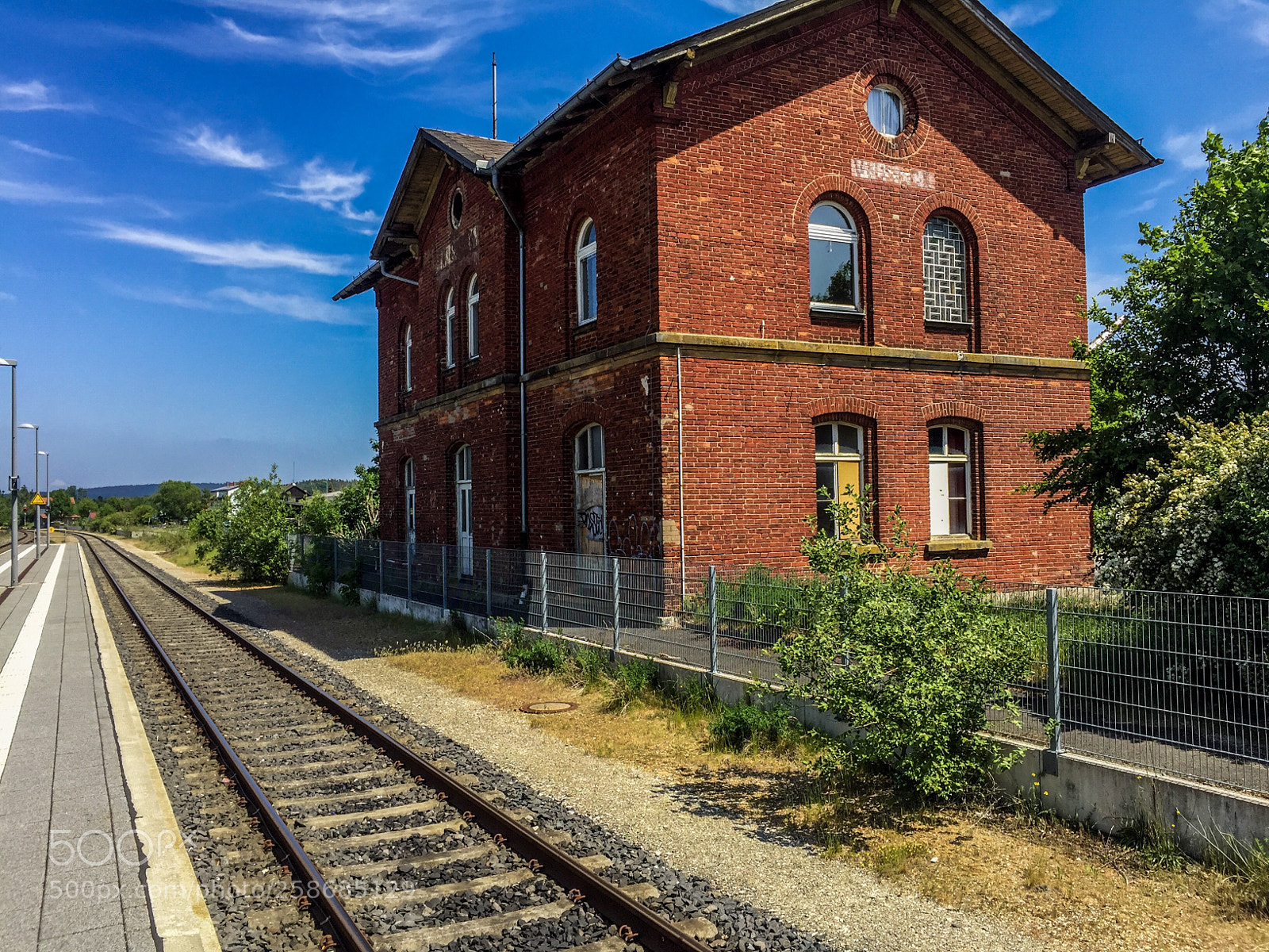 Apple iPhone 6 sample photo. The old vilseck bahnhof  photography