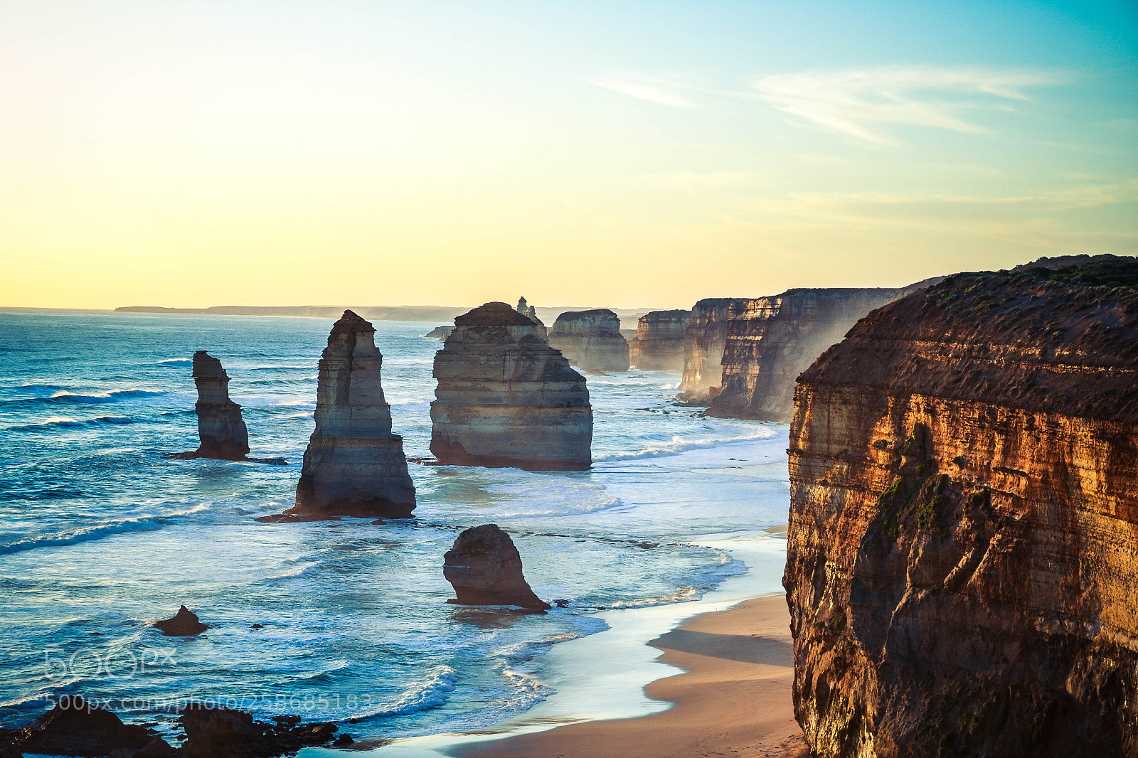 Nikon D3100 sample photo. Twelve apostles photography