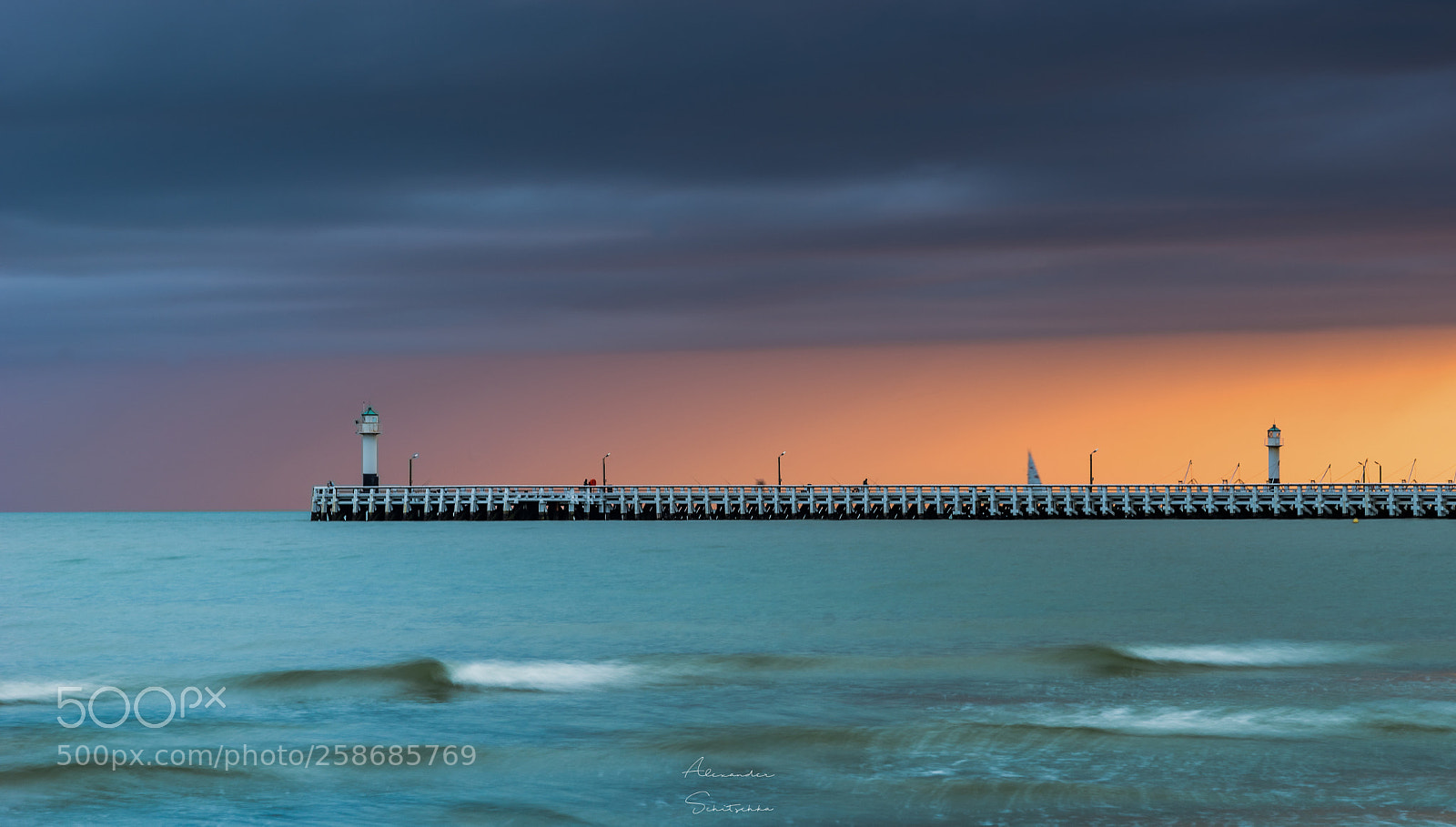 Sony a7 sample photo. Northsea sunrise photography