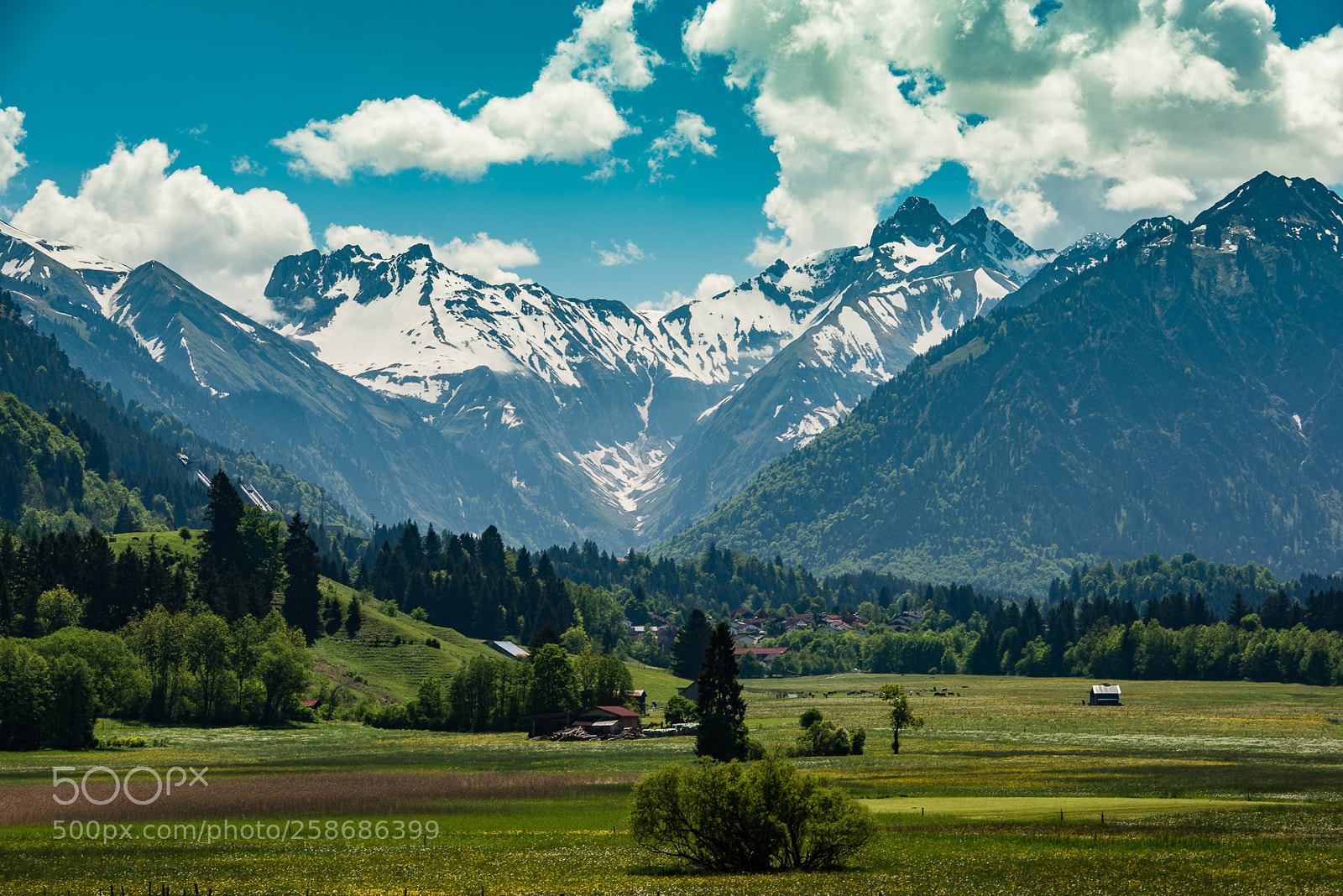 Nikon D810 sample photo. Oberstdorf photography
