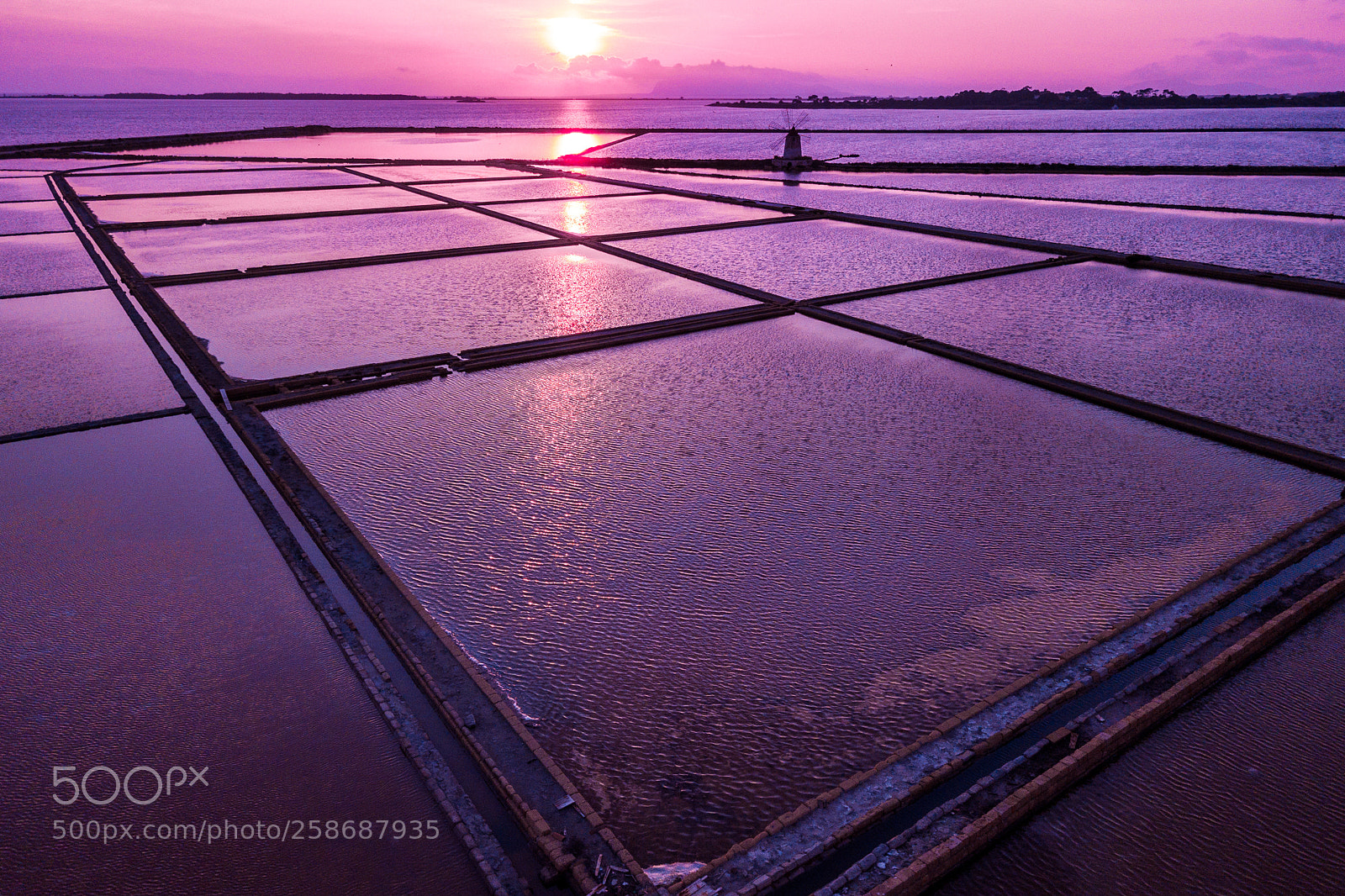 DJI FC220 sample photo. Aerial view of saline photography