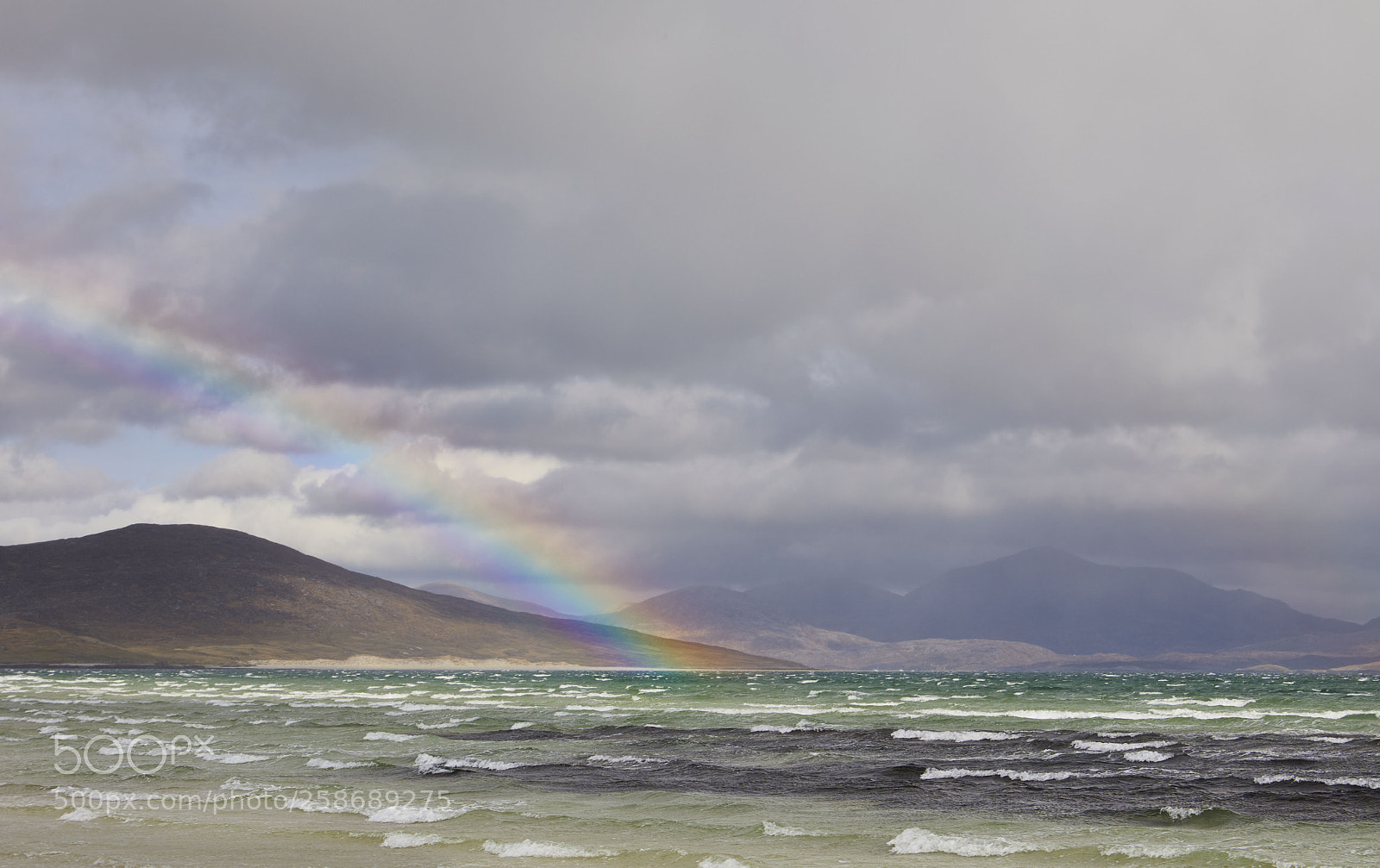 Canon EOS 5D Mark IV sample photo. Rainbow over harris photography