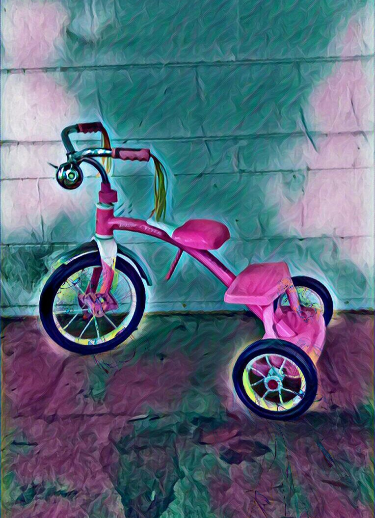 HTC DESRIE D530 sample photo. Trike remixed photography