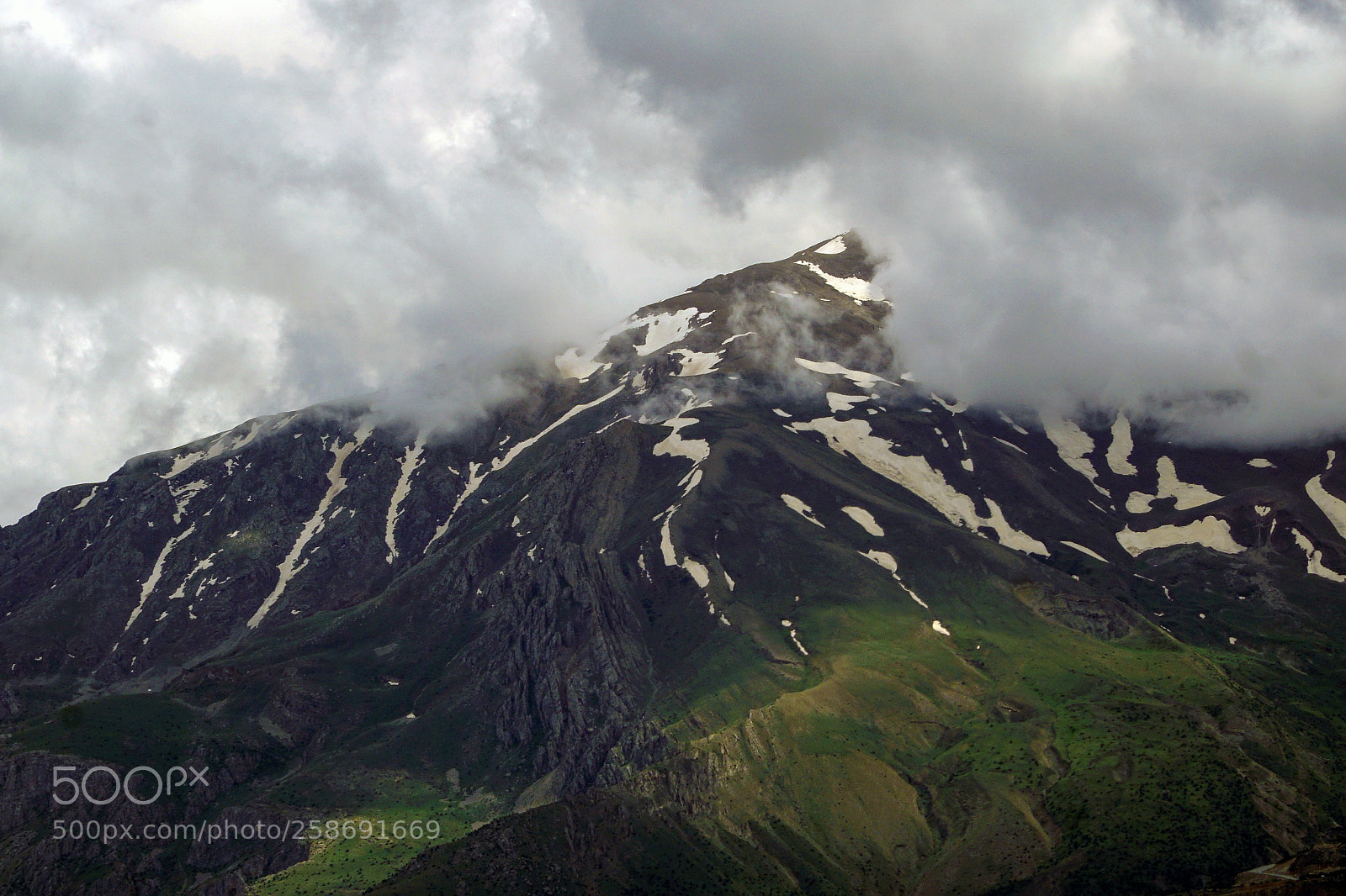 Sony a6000 sample photo. Clouds and munzur mountain photography