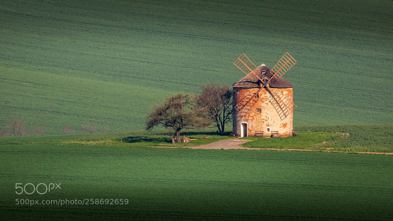 Canon EOS 6D Mark II sample photo. Moravian windmill vii photography