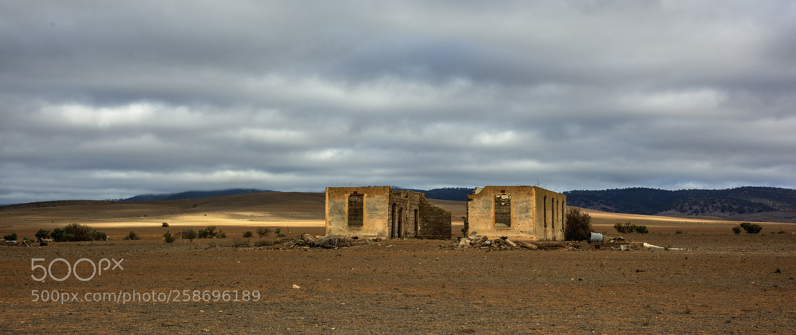 Nikon D810 sample photo. Broken dreams, ruins near photography