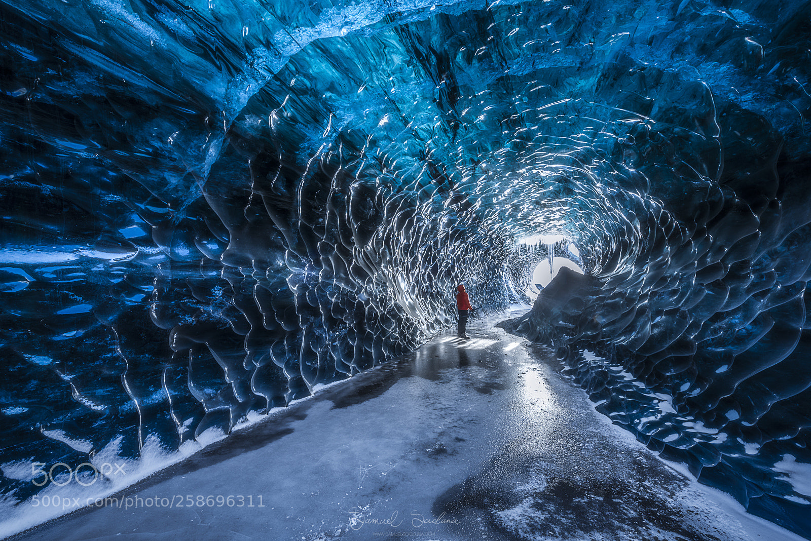 Nikon D750 sample photo. Ice cave selfie photography