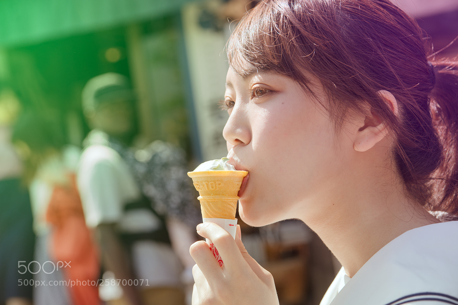 Nikon D600 sample photo. Ice cream girl photography