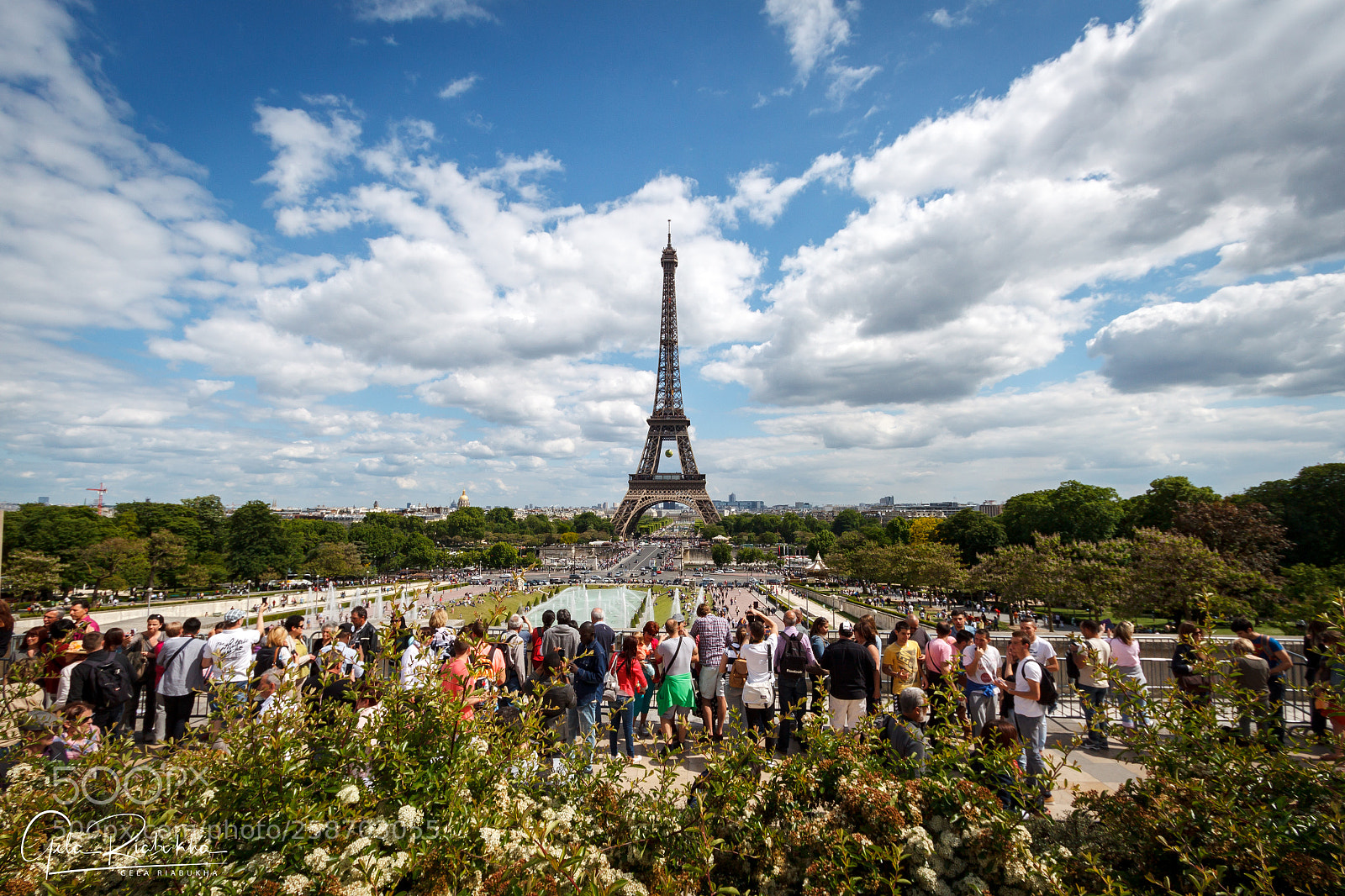 Canon EOS 500D (EOS Rebel T1i / EOS Kiss X3) sample photo. View on eiffel tower photography