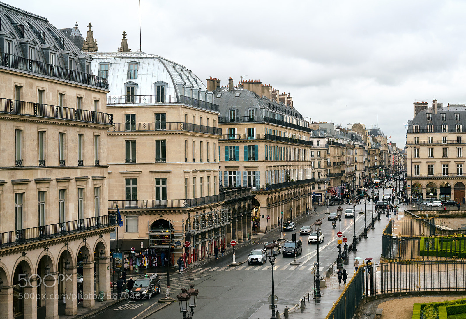 Sony a7R II sample photo. Paris from the louvre photography