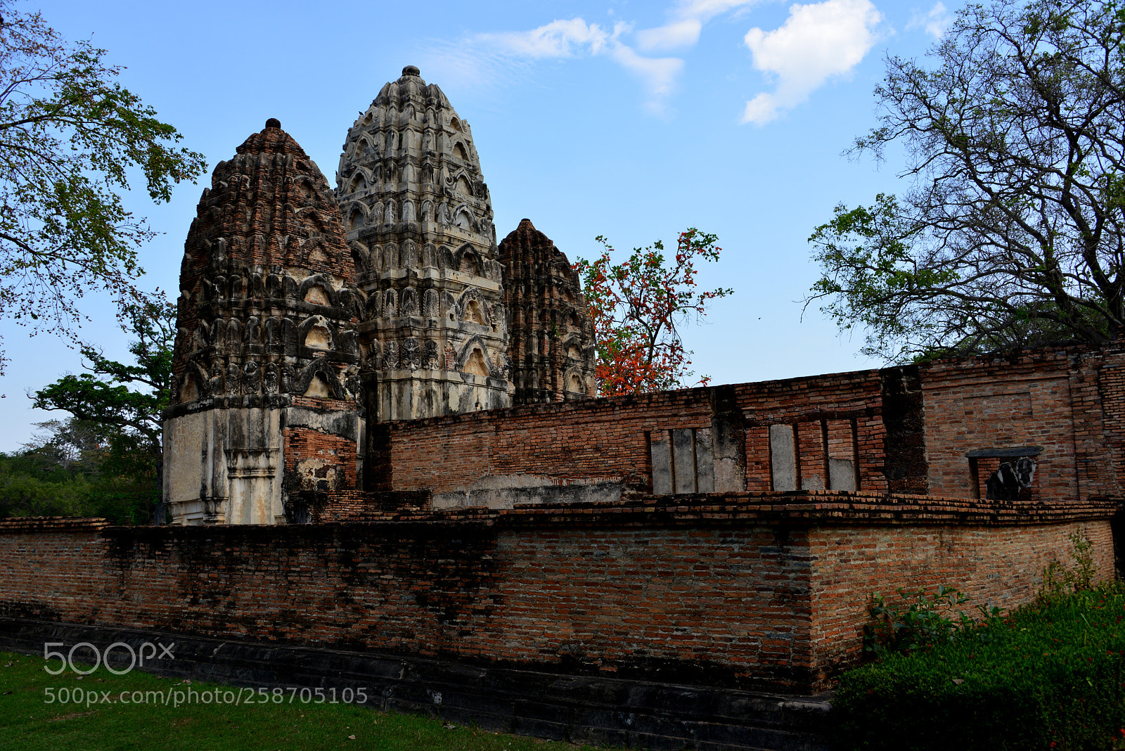 Nikon D800 sample photo. Wat sawai in sukothai photography