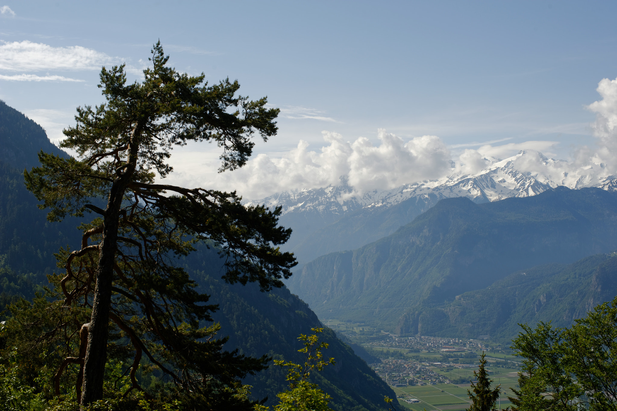 Nikon D3S + Manual Lens No CPU sample photo. Vallée du rhône et glacier du trient photography