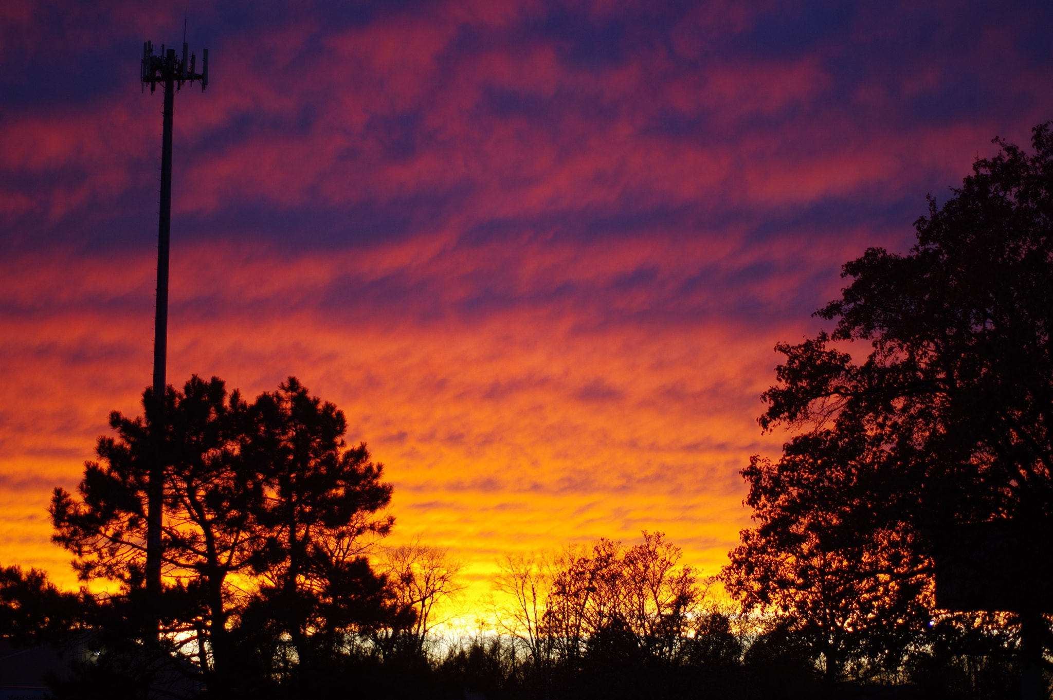 Pentax K-3 + Pentax smc DA 50mm F1.8 sample photo. Indiana sunset photography