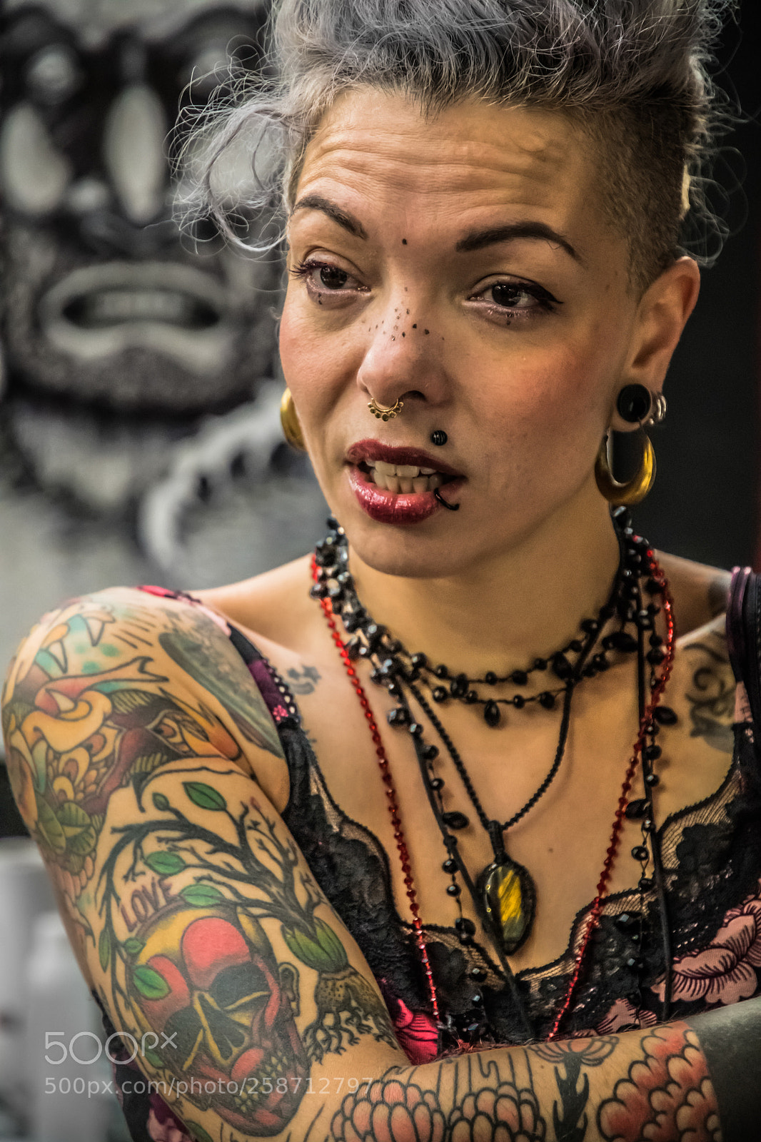 Nikon D500 sample photo. Brussels tattoo photography