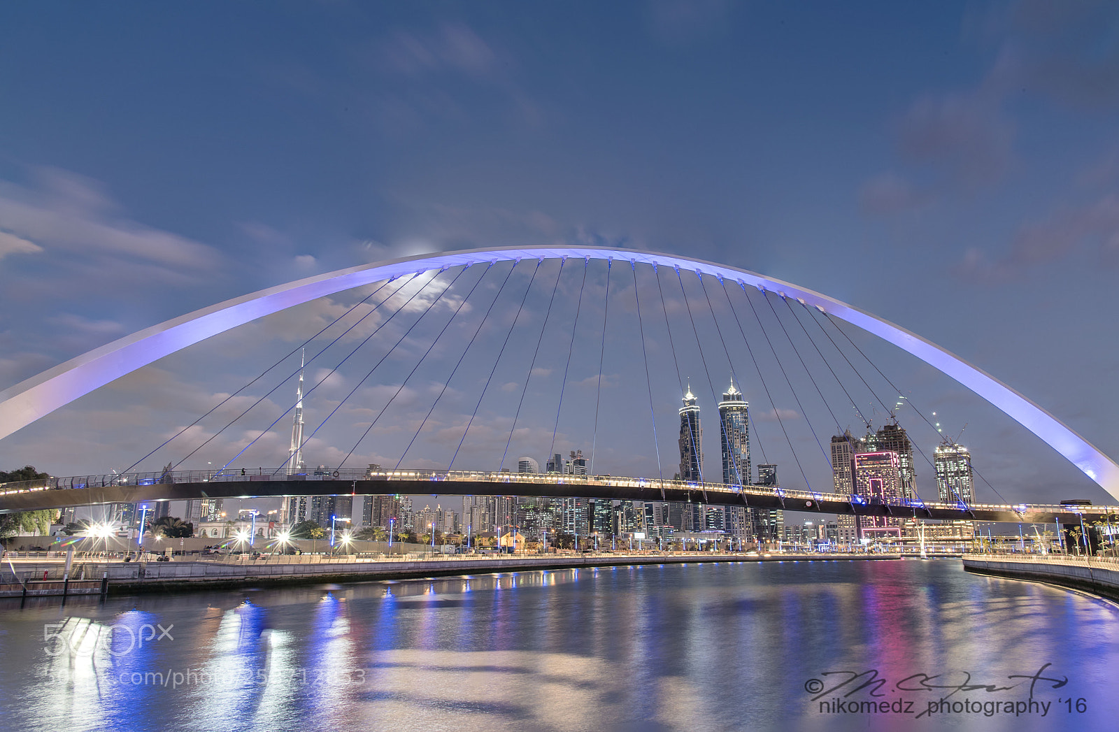 Nikon D750 sample photo. Pedestrian bridge photography