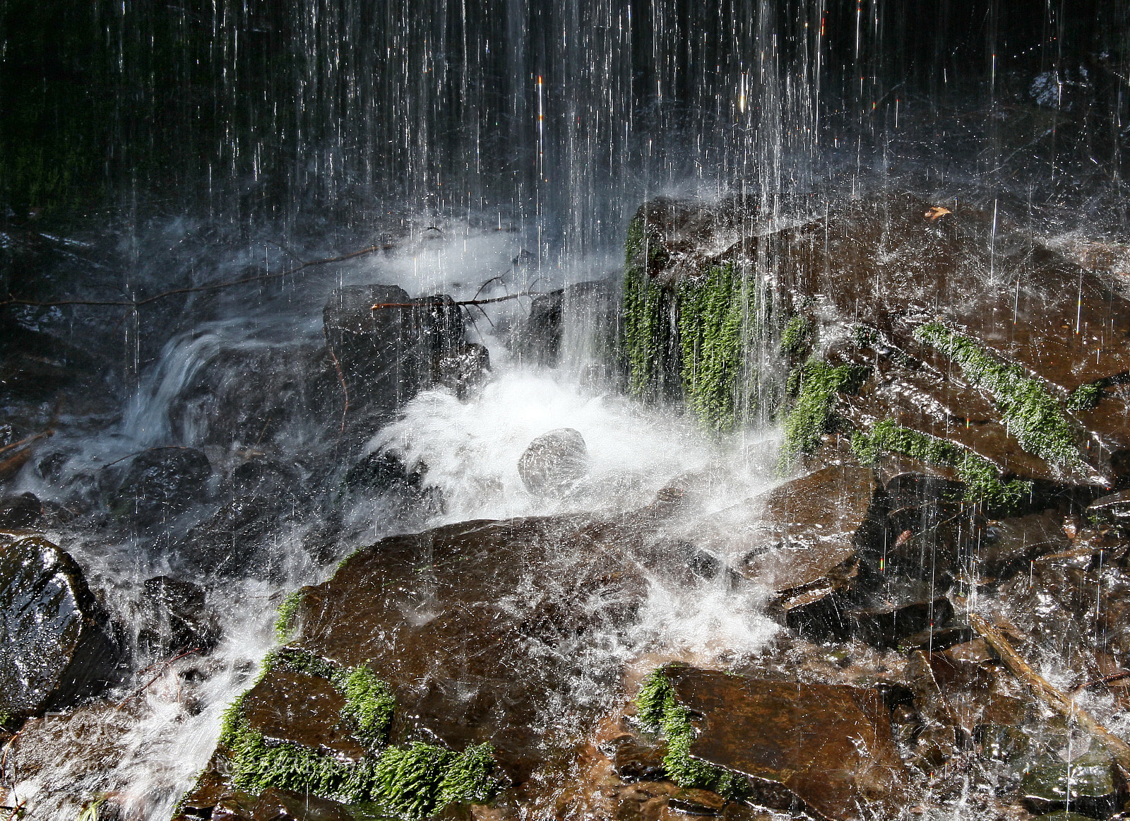 Canon EF-S 18-55mm F3.5-5.6 IS sample photo. Behind the waterfall photography