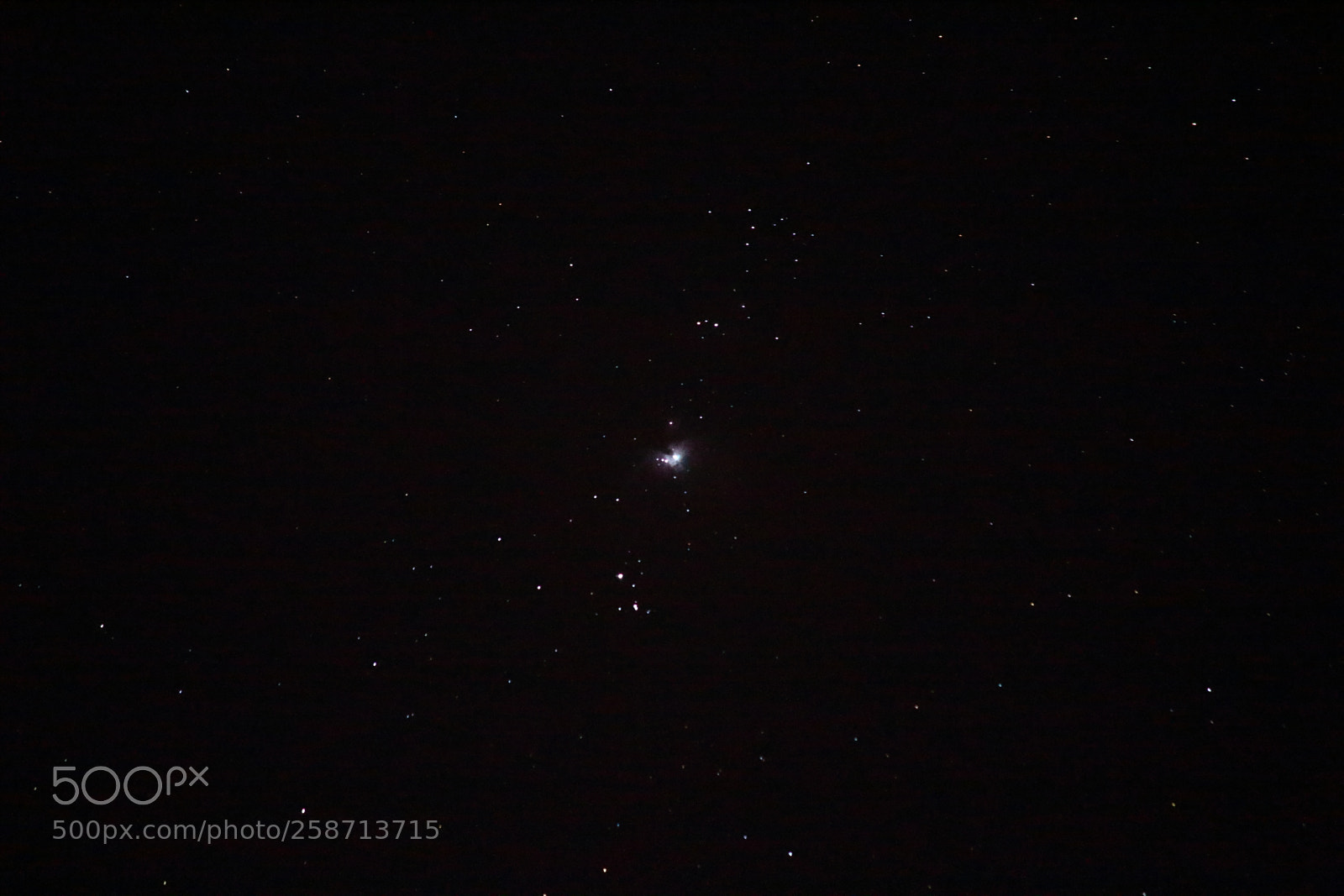 Canon EF-S 55-250mm F4-5.6 IS II sample photo. Orion nebula photography