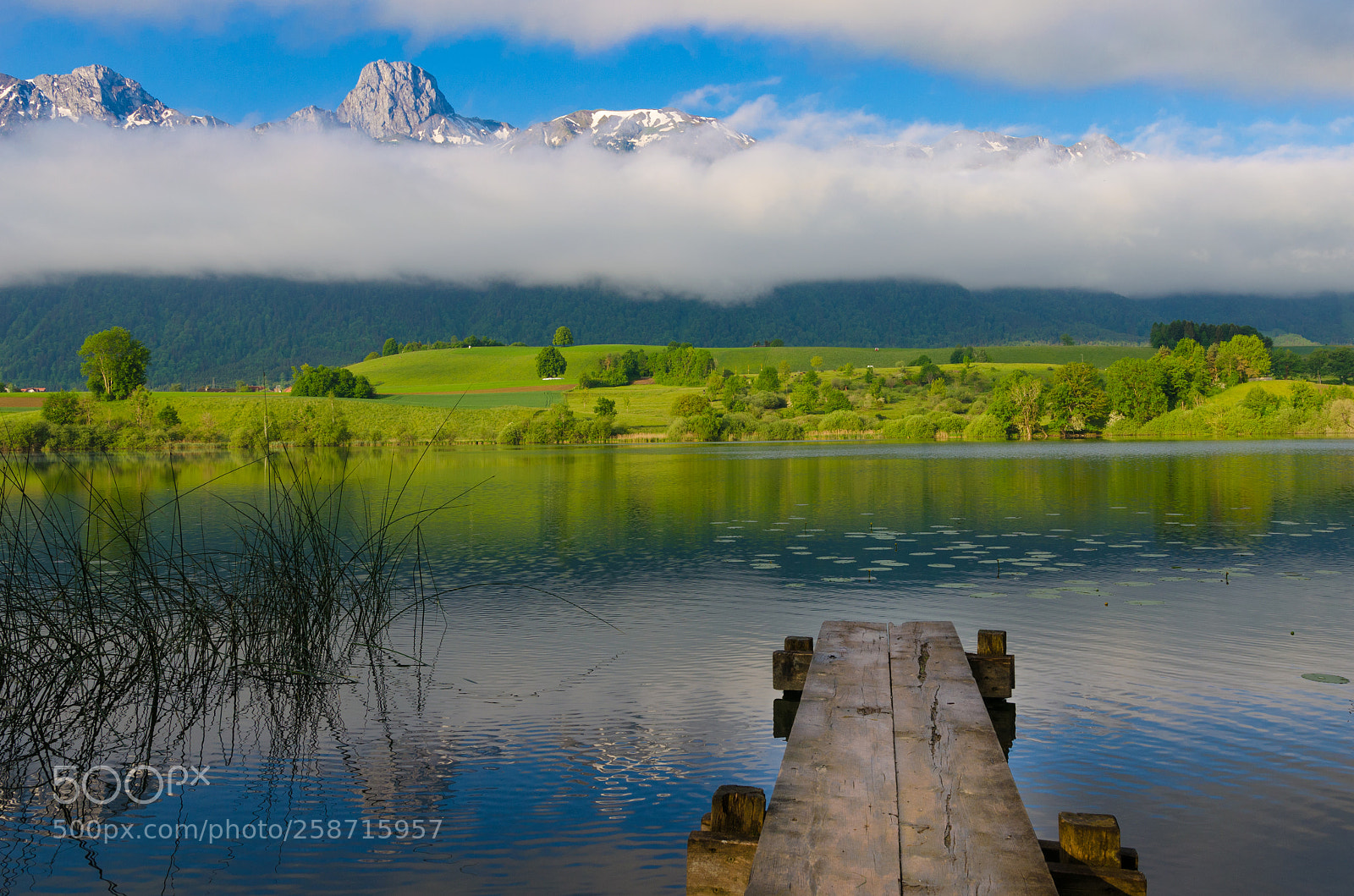 Nikon D5100 sample photo. Stockhorn behind the lake photography