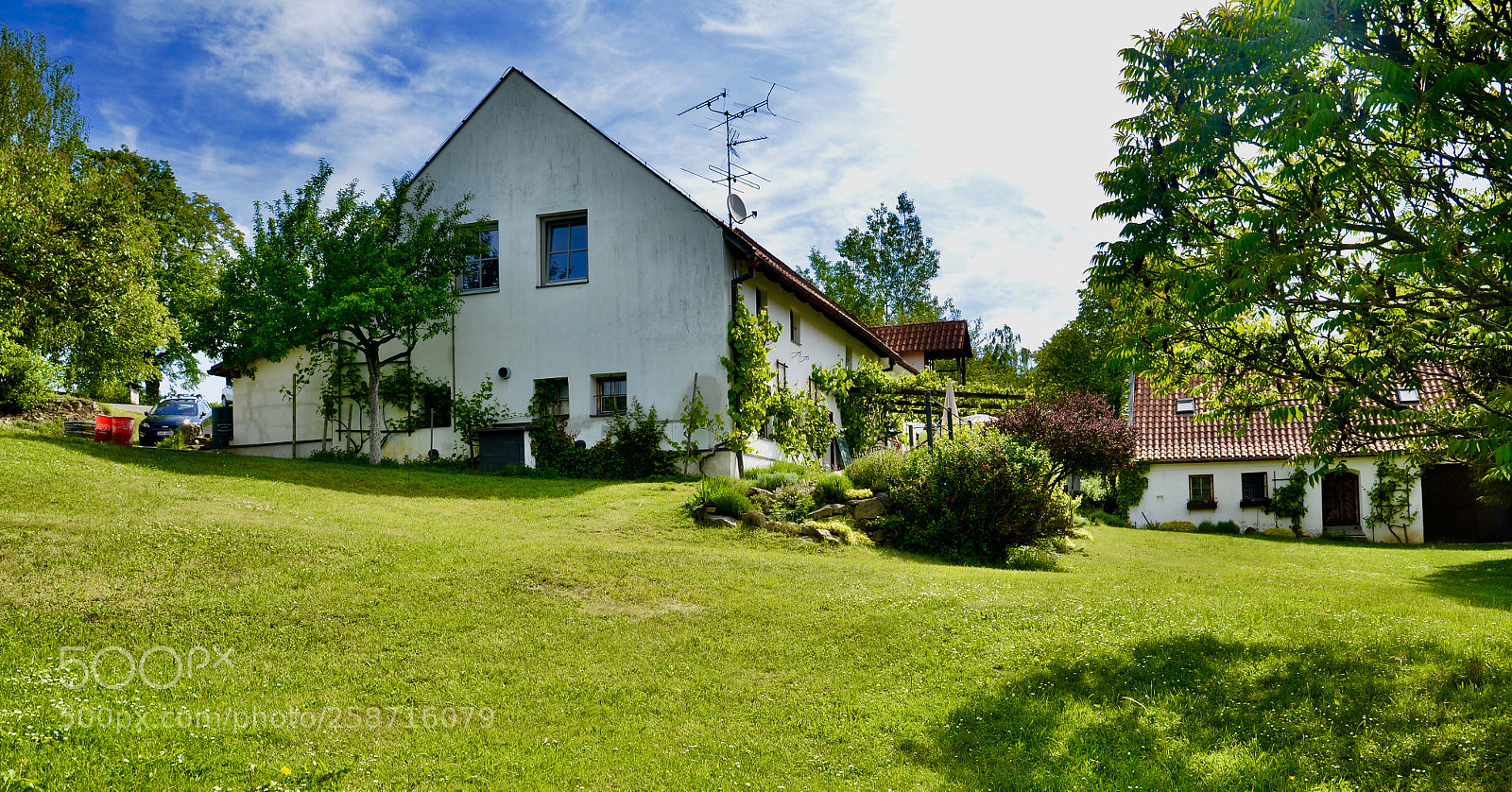 Nikon D5100 sample photo. House in garden photography