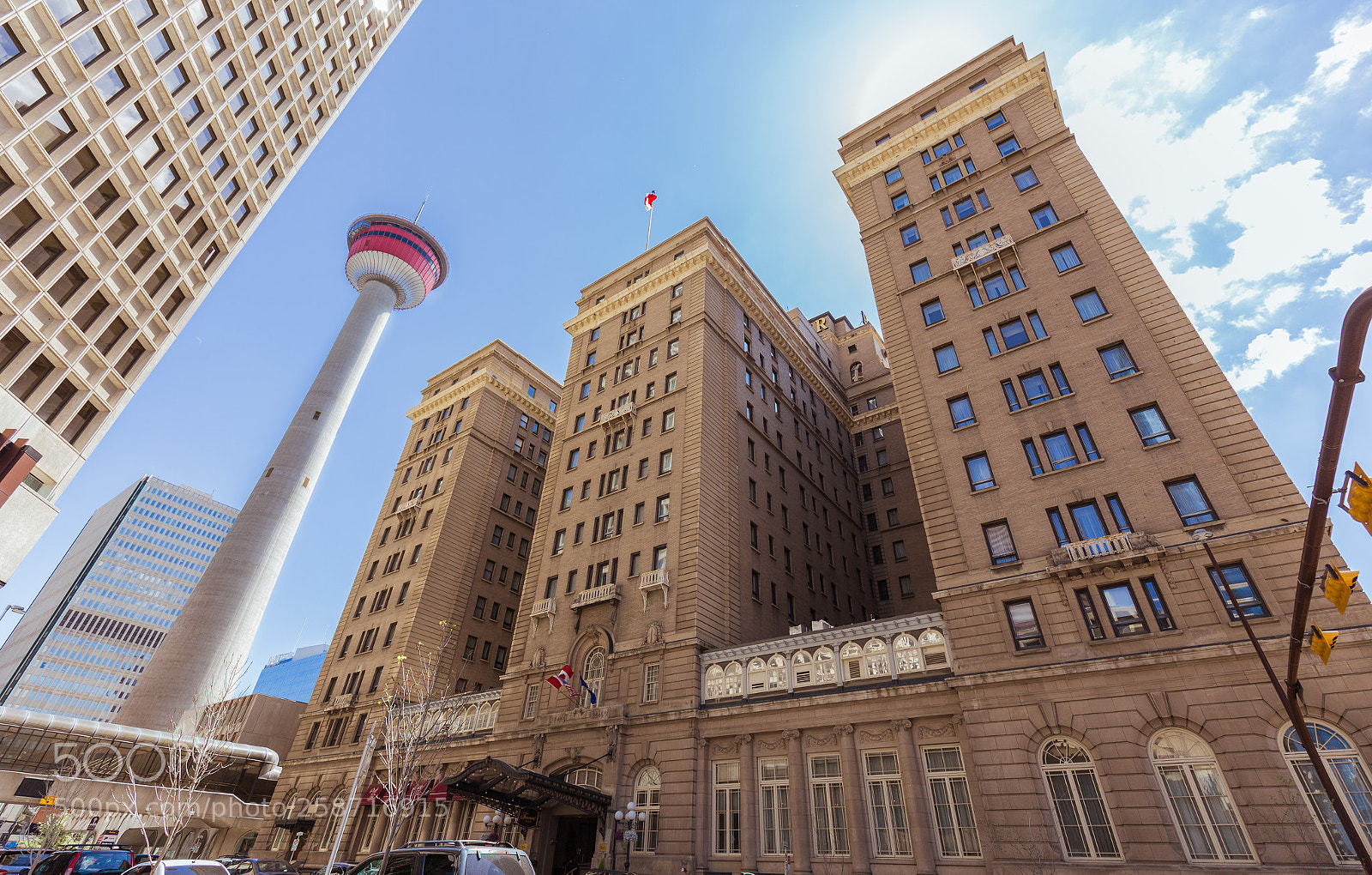 Canon EOS 6D sample photo. Palliser + calgary tower photography