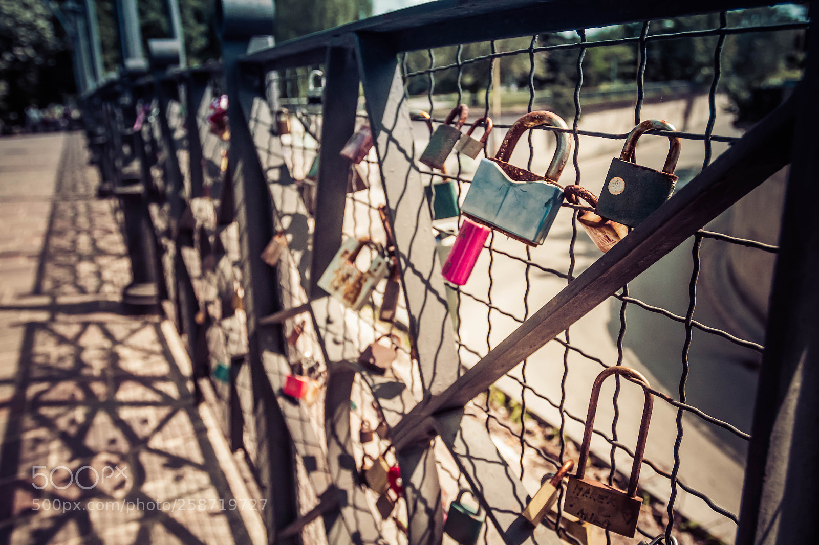 Canon EOS 7D sample photo. The padlocks of love photography